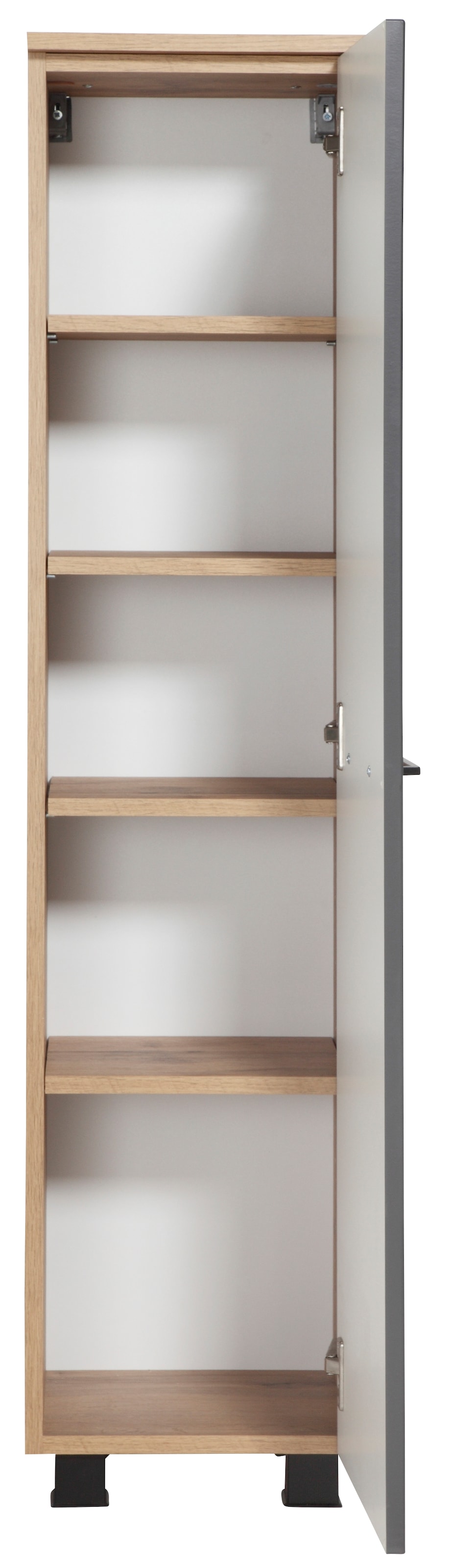 welltime Midischrank »Trento, verschiedene Ausführungen und Farben«, Badmöbel, Breite 30 cm, 1 Tür, Made in Germany