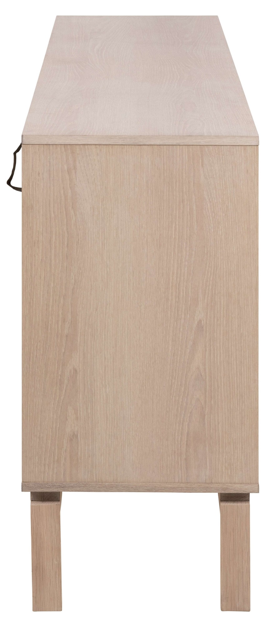 ACTONA GROUP Sideboard »Linley Anrichte, Lamellenfront,«, gerillte Front, Eiche furniert, 4 Türen, 4 E-böden, B: 180 cm