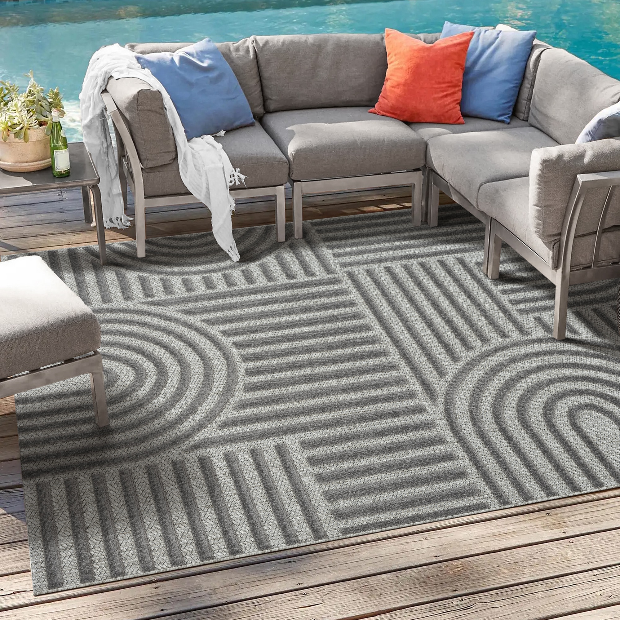 Sanat Teppich "Berlin" rechteckig 6 mm Höhe In -und Outdoor geeignet, Außen günstig online kaufen