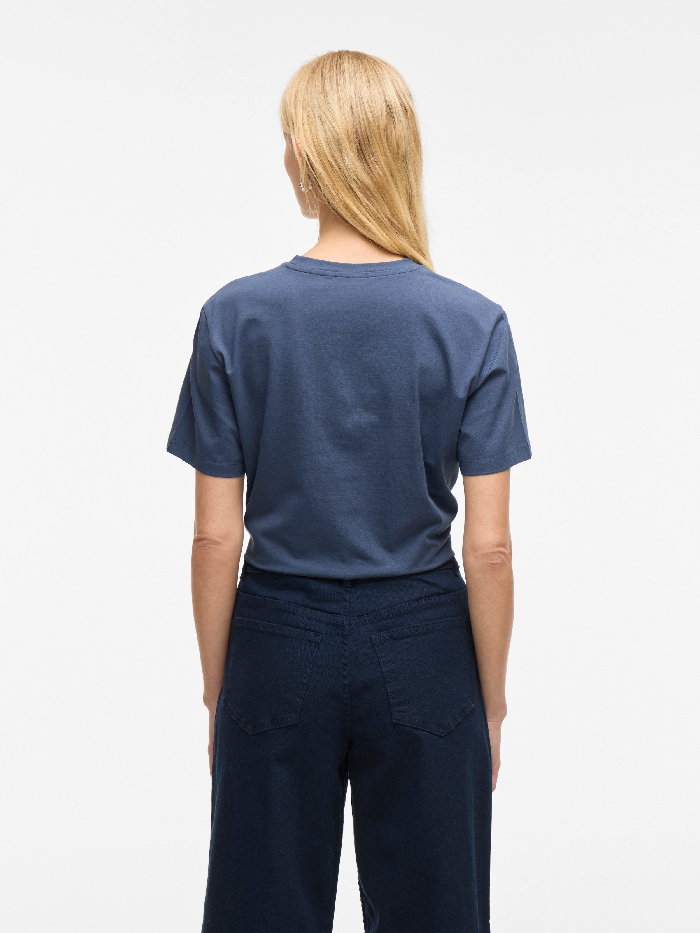 Vila Kurzarmshirt »VINORA S/S T-SHIRT - NOOS« Baumwollmischung, regular fit