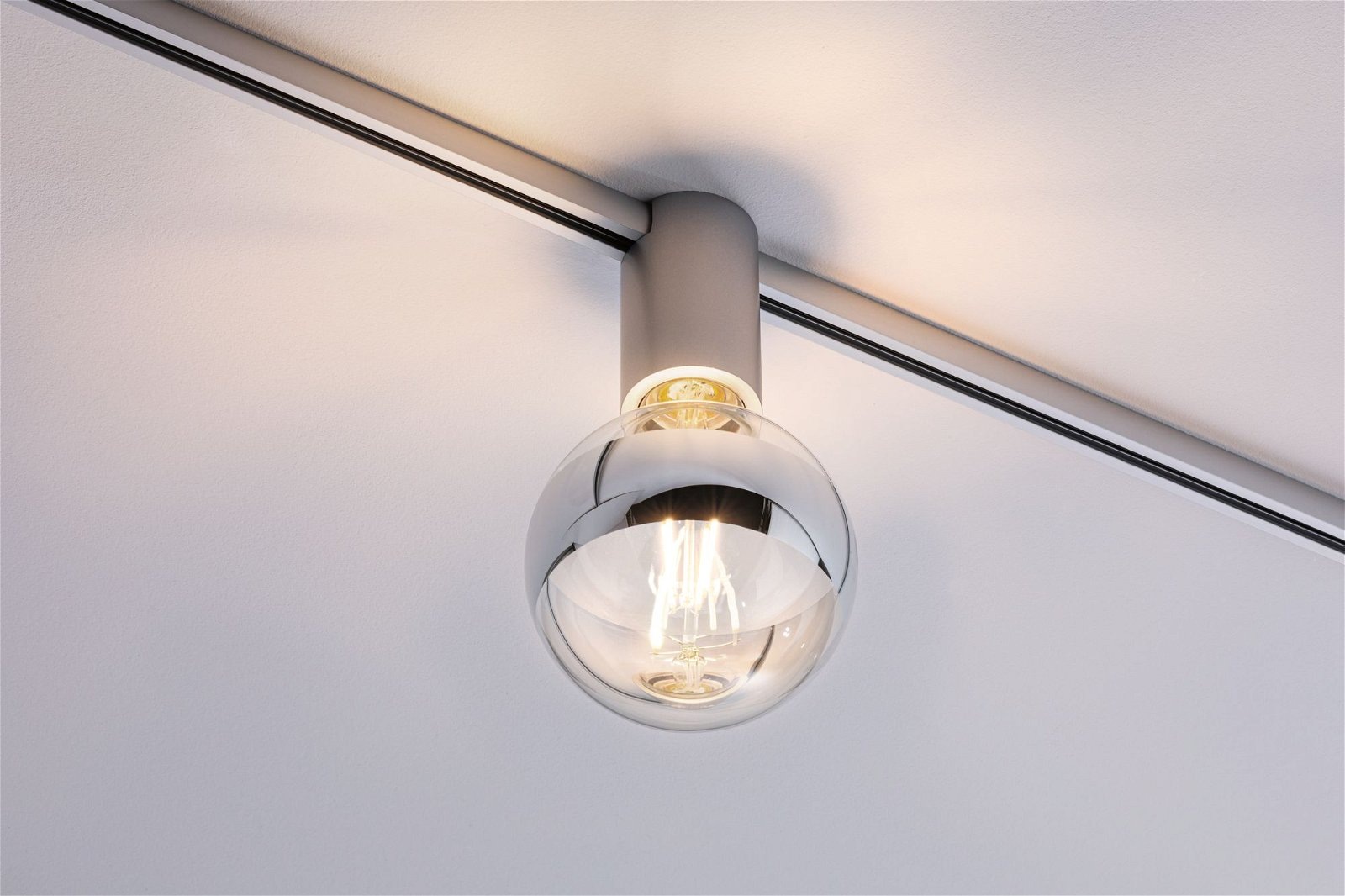 Paulmann Schienensystem-Leuchten »URail Schienenspot Socket Einzelspot E27 max. 20W 230V«, dimmbar