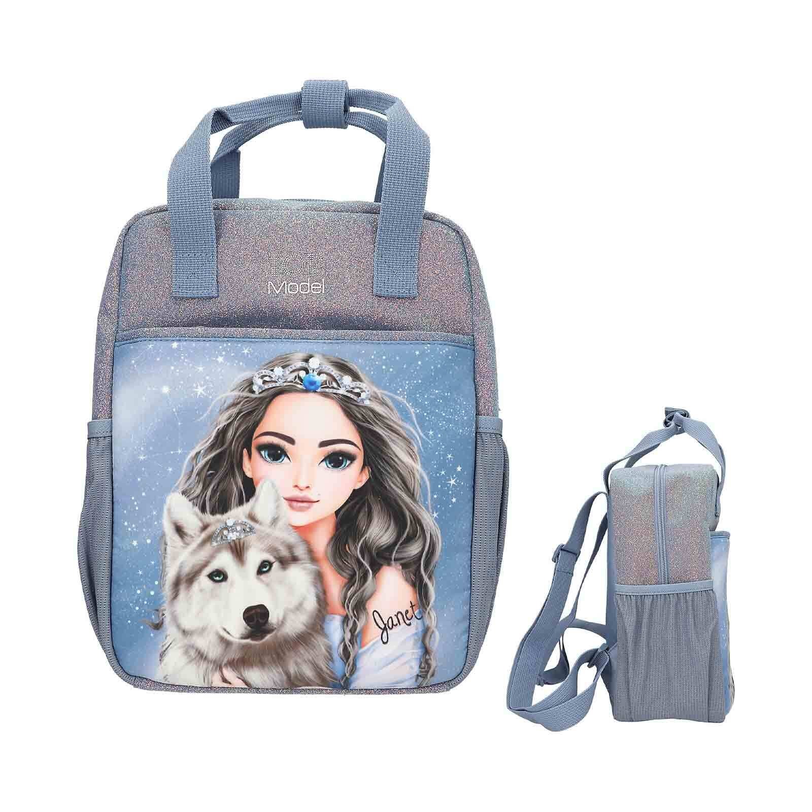 Depesche Rucksack »Rucksack WOLF TOPModel 12 x 20 x 27 cm blau«