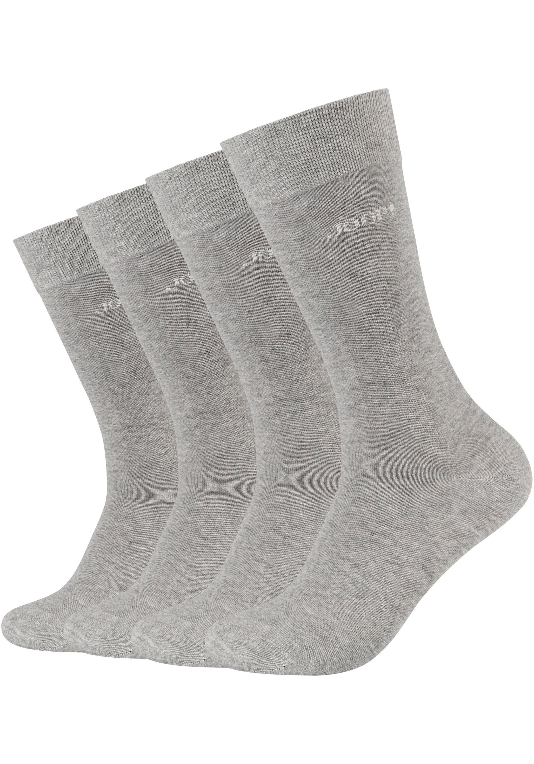 JOOP! Socken »premium essentials«, (4er Pack), Premium Essentials, verstärkte Ferse, haltbare Spitze