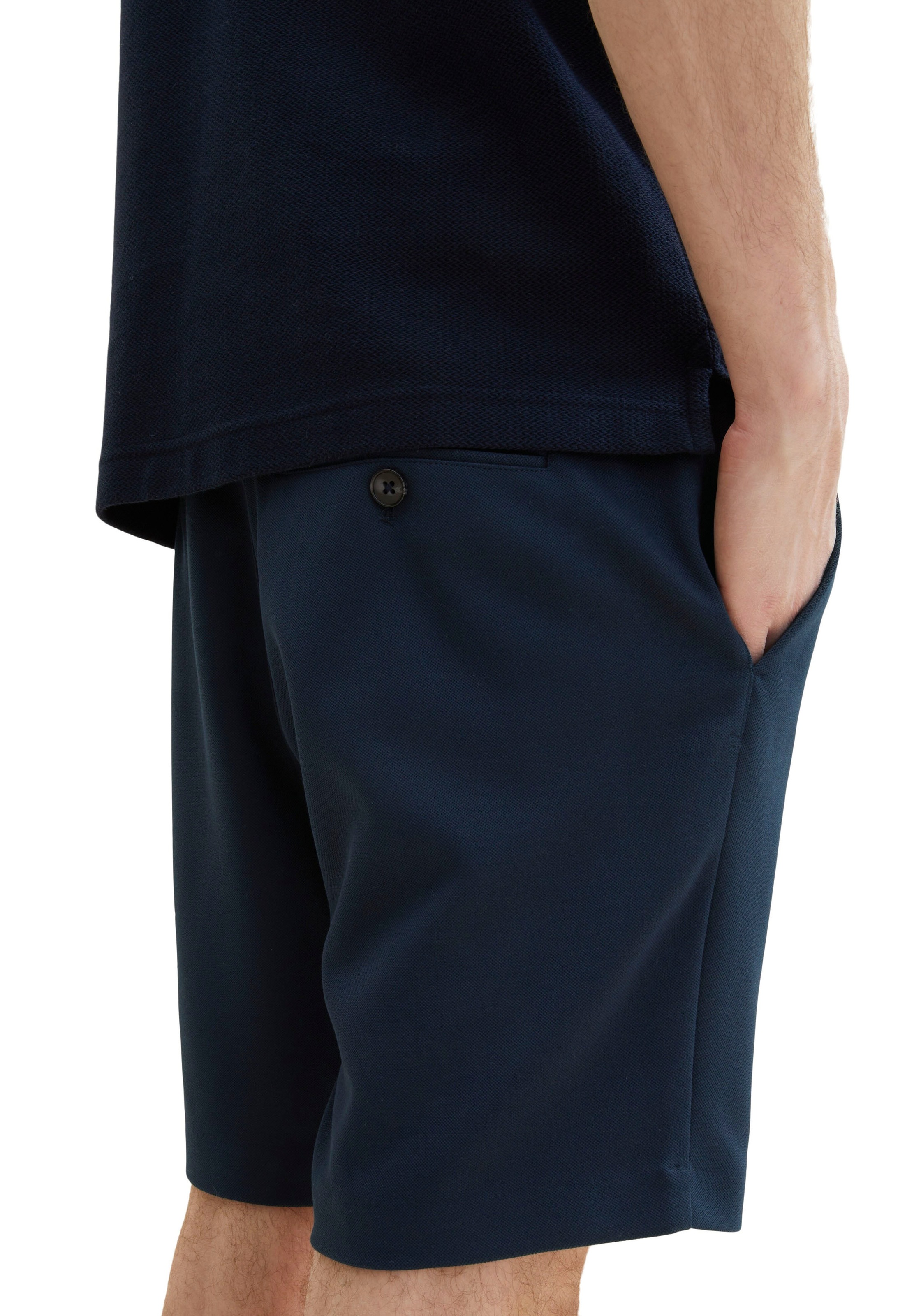 4. Bild von TOM TAILOR Shorts, in Unifarbe