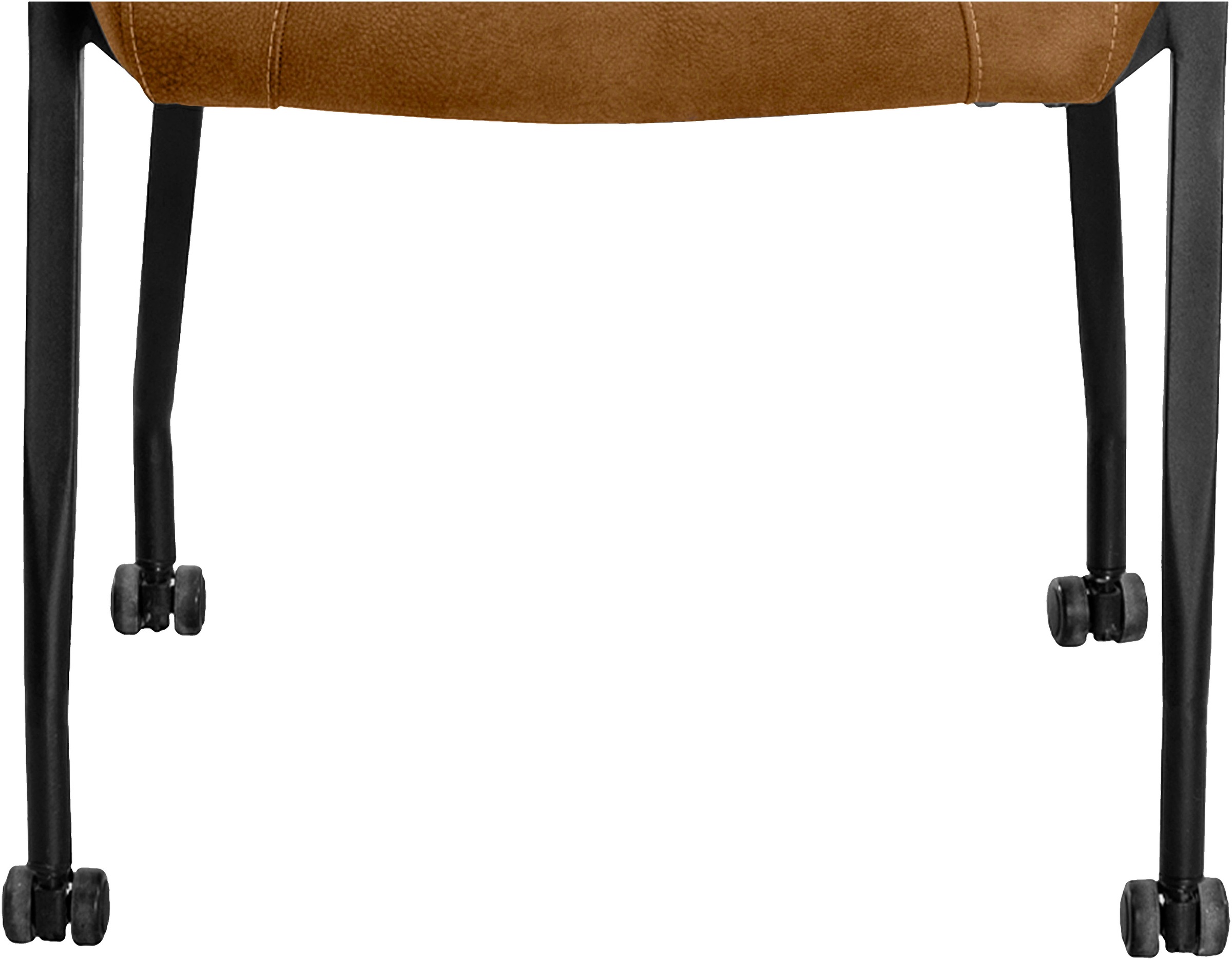 OMG Design Armlehnstuhl »Point«, (Set), 2 St., Stoff, Esszimmerstuhl mit Rollen, Bürostuhl