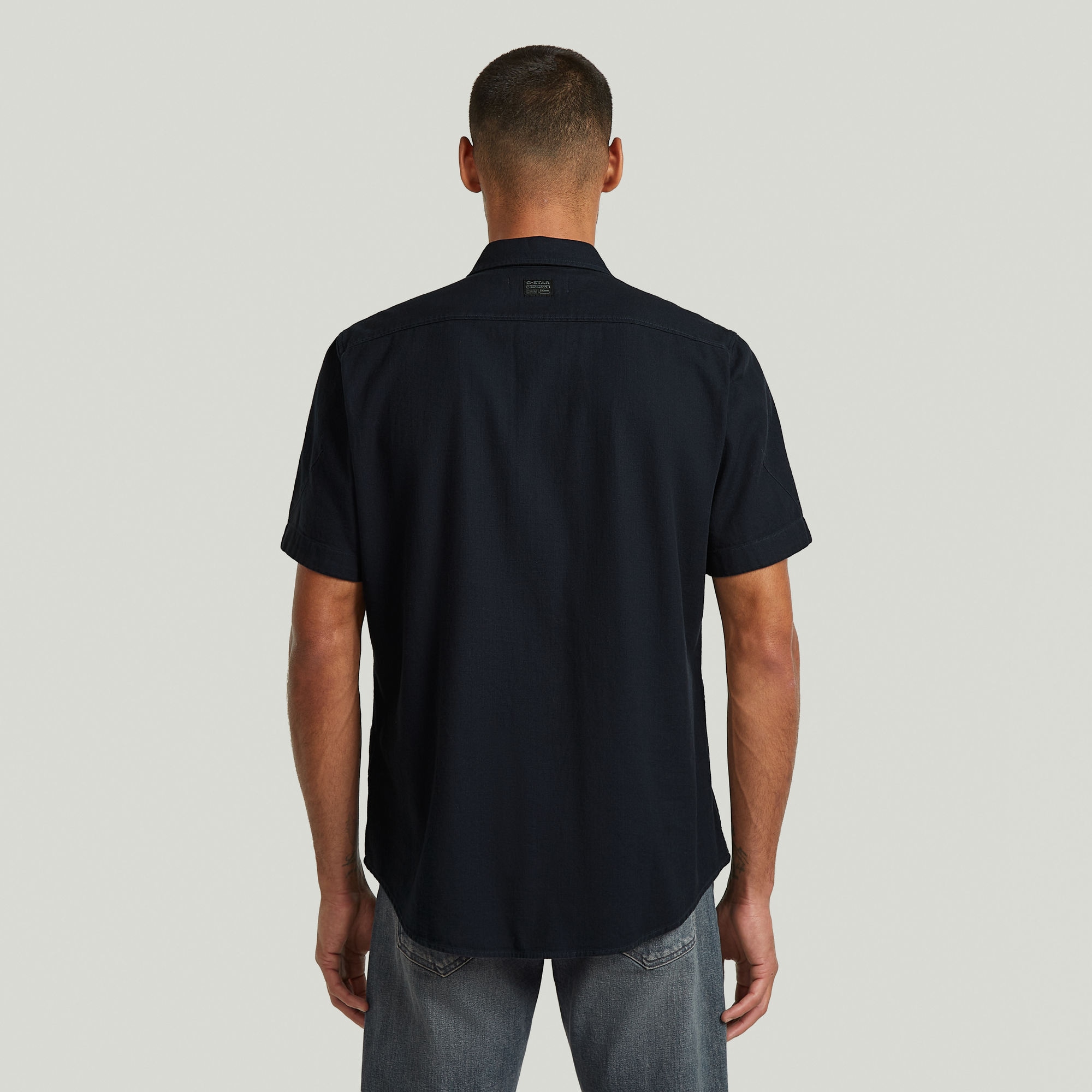 G-STAR Kurzarmhemd »Marine Slim Shirt« mit aufgesetzten Taschen