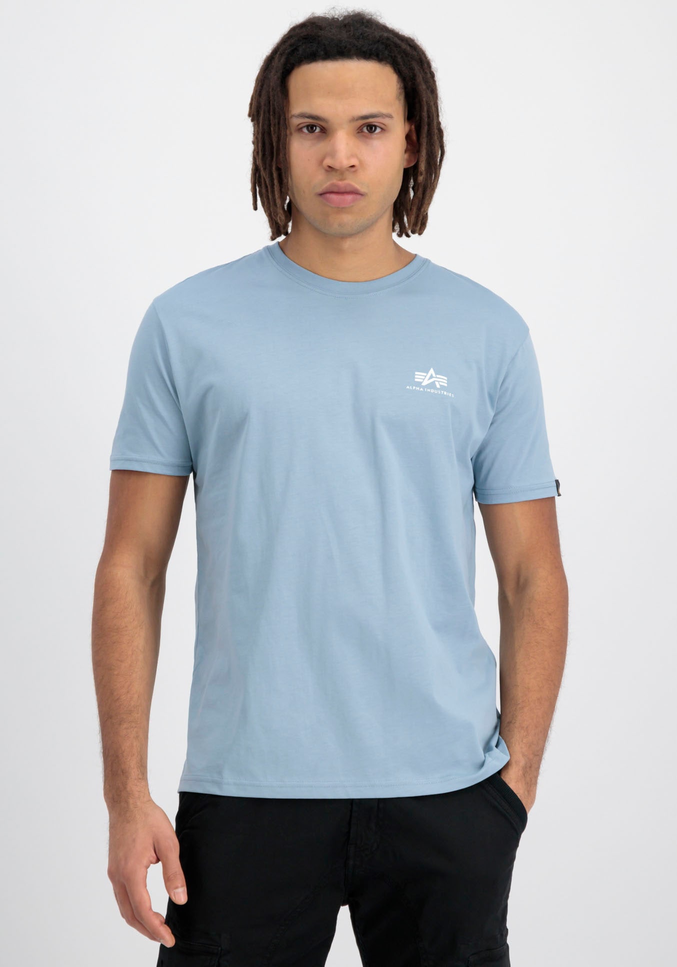 Alpha Industries Rundhalsshirt »BASIC T SMALL LOGO«