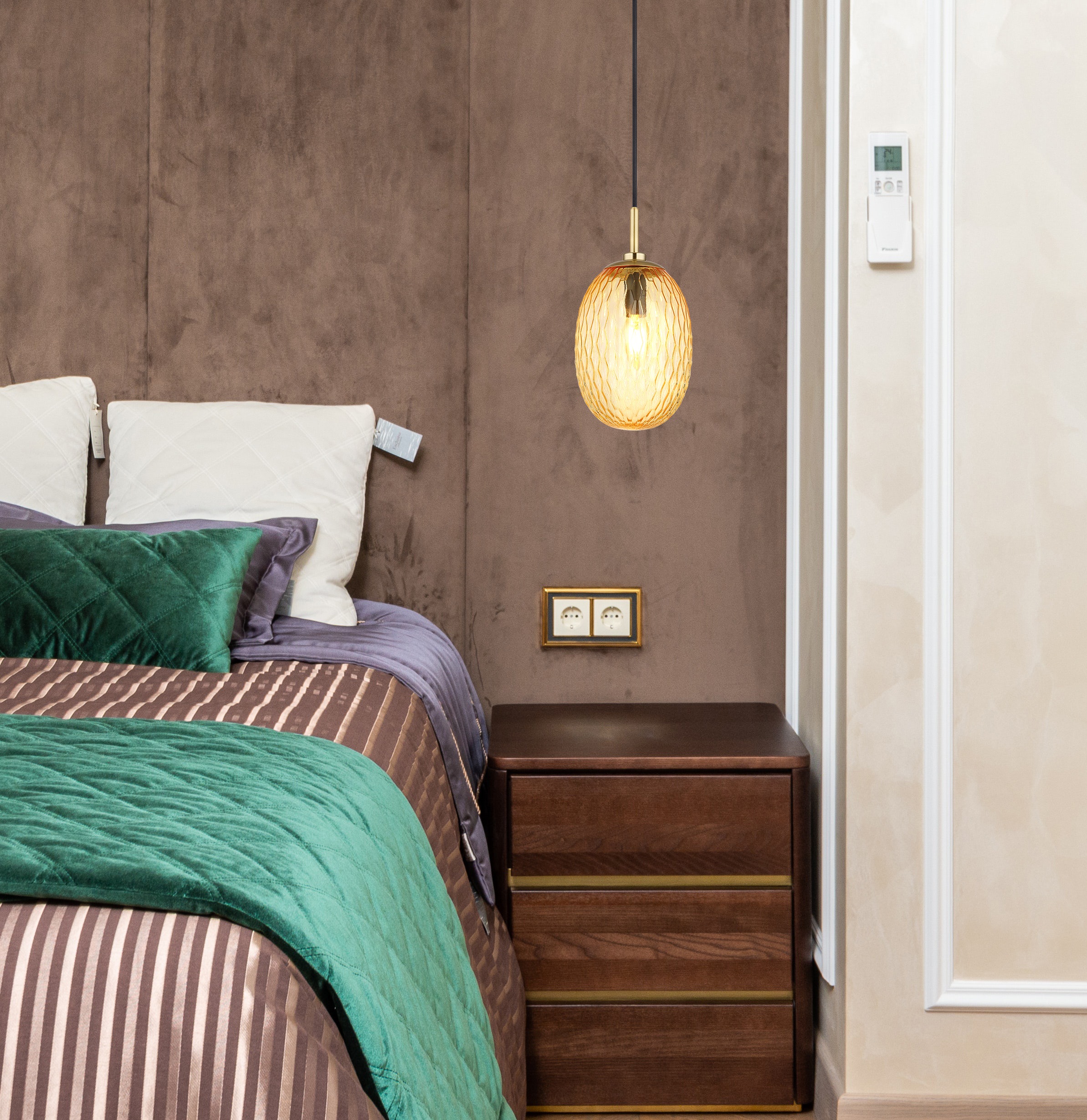 GLOBO LIGHTING Hängeleuchte »DEVIN« E14 1 Stk. Hängelampe/Pendelleuchte/Ess günstig online kaufen
