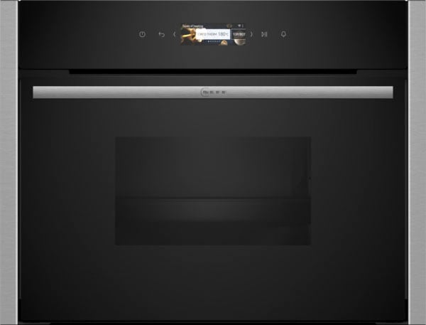 NEFF »C24DR1XN0« silberfarben 3.7" Full Touch TFT-Display: benutzerfreundliche Navigation für eine einfache und schnelle Bedienung