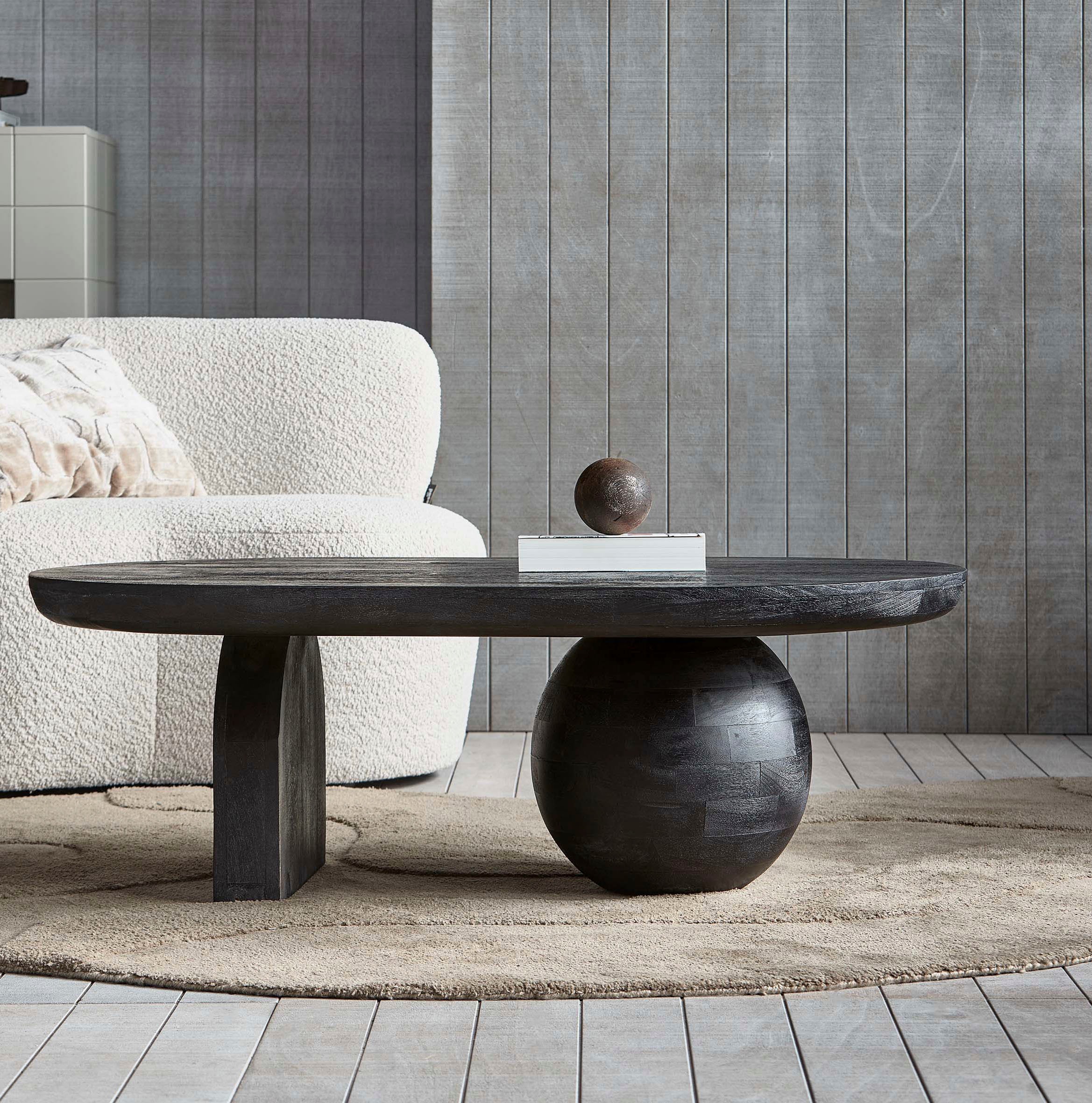 WOOOD Couchtisch »Steppe« aus Mangoholz, große Tischplatte, H 38 cm x B 110 cm