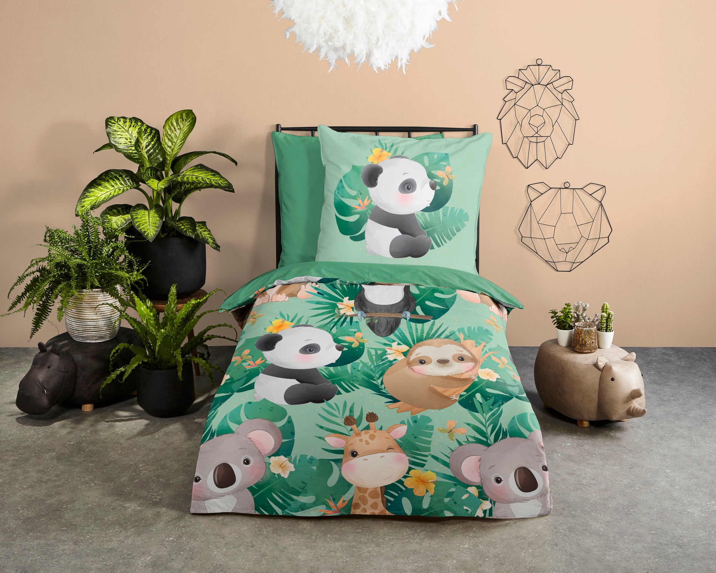 good morning Kinderbettwäsche »Momo« 2 Stk. tlg. Mikrofaser, 135x200, Pfleg günstig online kaufen