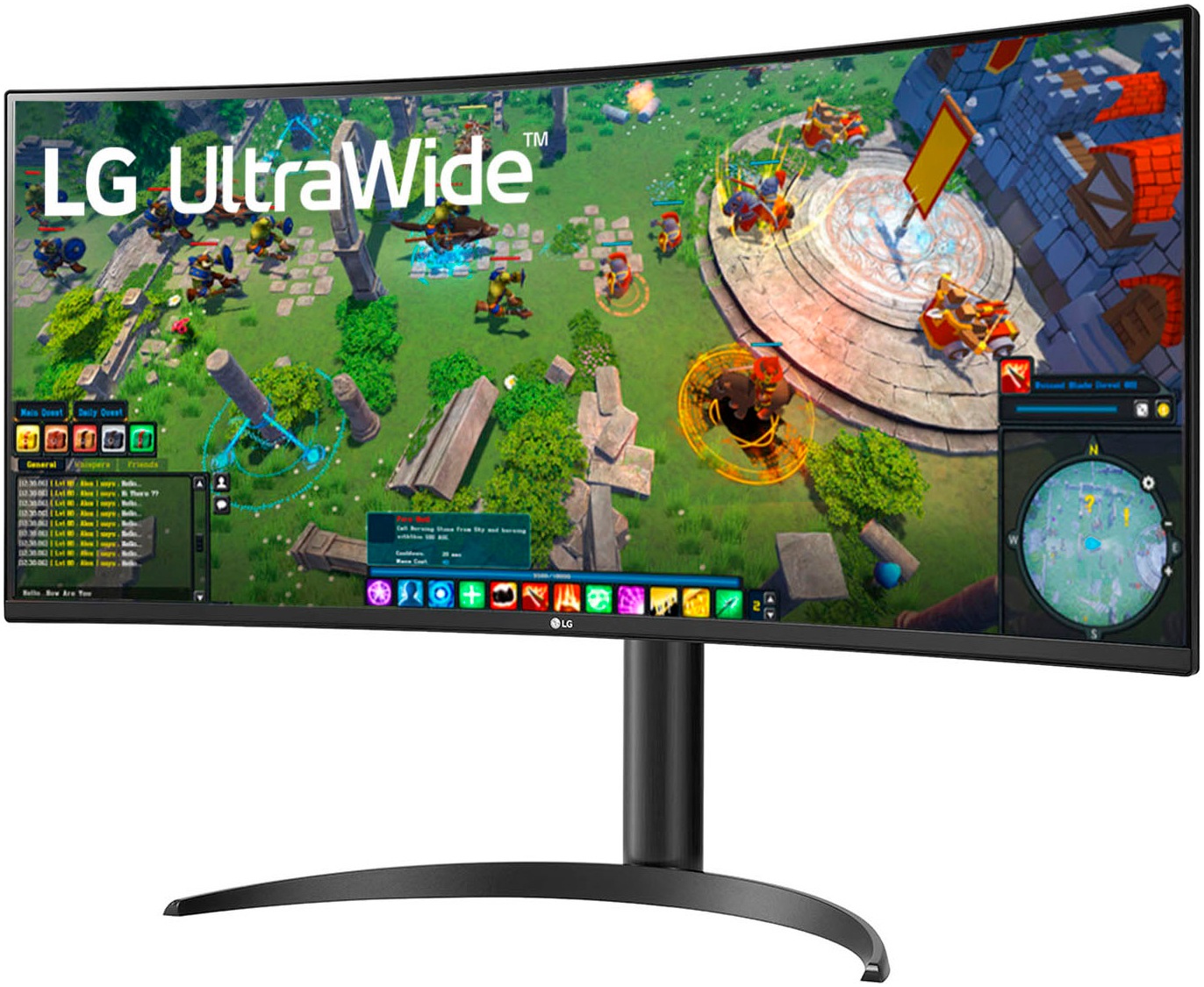 LG Curved-Gaming-LED-Monitor »34WP65CP«, 86 cm/34 Zoll, 3440 x 1440 px, WQHD, 5 ms Reaktionszeit, 160 Hz