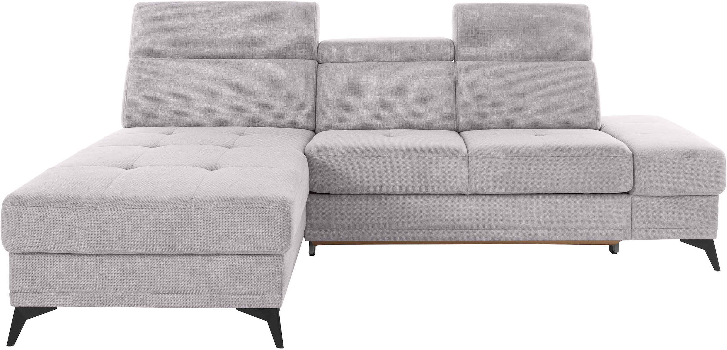 INOSIGN Ecksofa »Cardiz L-Form« inkl.Kopfteilverstellung und Federkern wahl günstig online kaufen