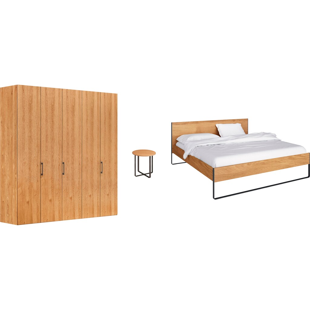 hülsta Komplettschlafzimmer »NEO Schlafen«, (Spar-Set, 4 St.), mit 5-türigen Kleiderschrank, inklusive Liefer- und Montageservice