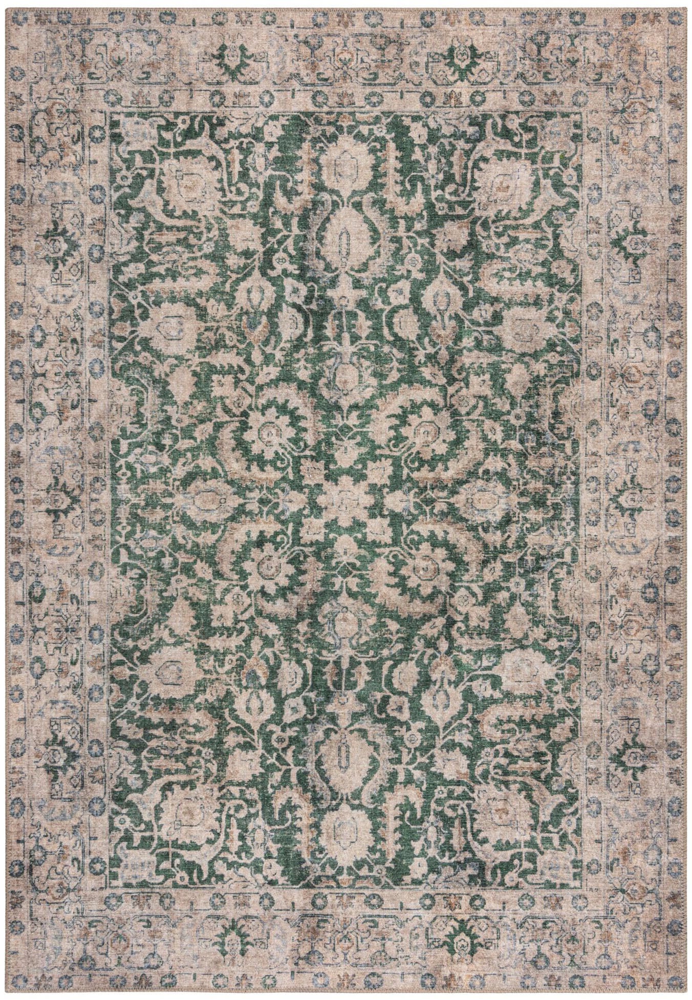 FLAIR RUGS Teppich »Beau Floral«, rechteckig, 2 mm Höhe, Waschbarer Traditi günstig online kaufen