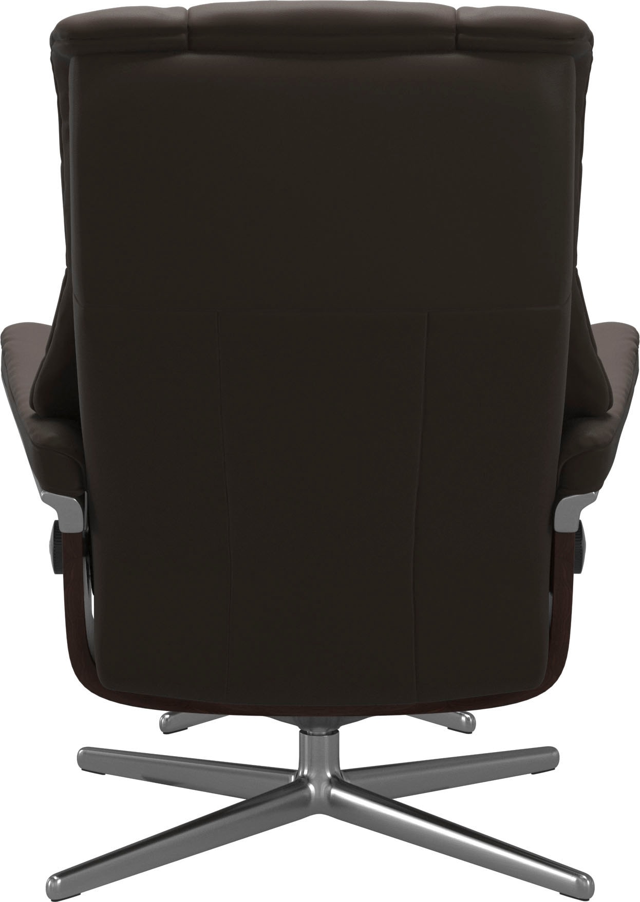 Stressless® Fußhocker »Mayfair«, mit Cross Base, Größe S, M & L, Holzakzent Braun