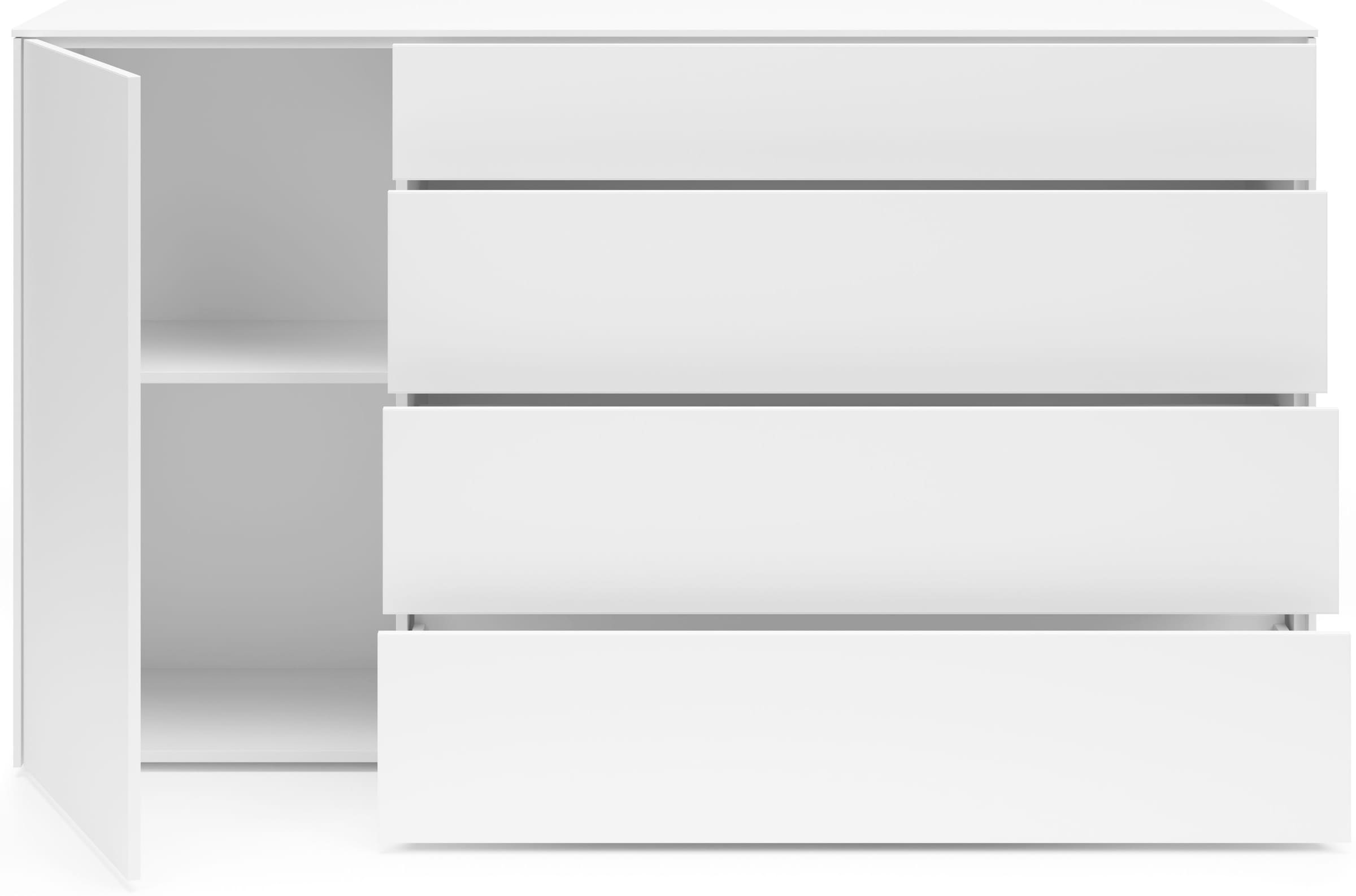 set one by Musterring Kommode »Riverside« Grifflos mit Push to Open Funktion, In 3 Farben erhältlich