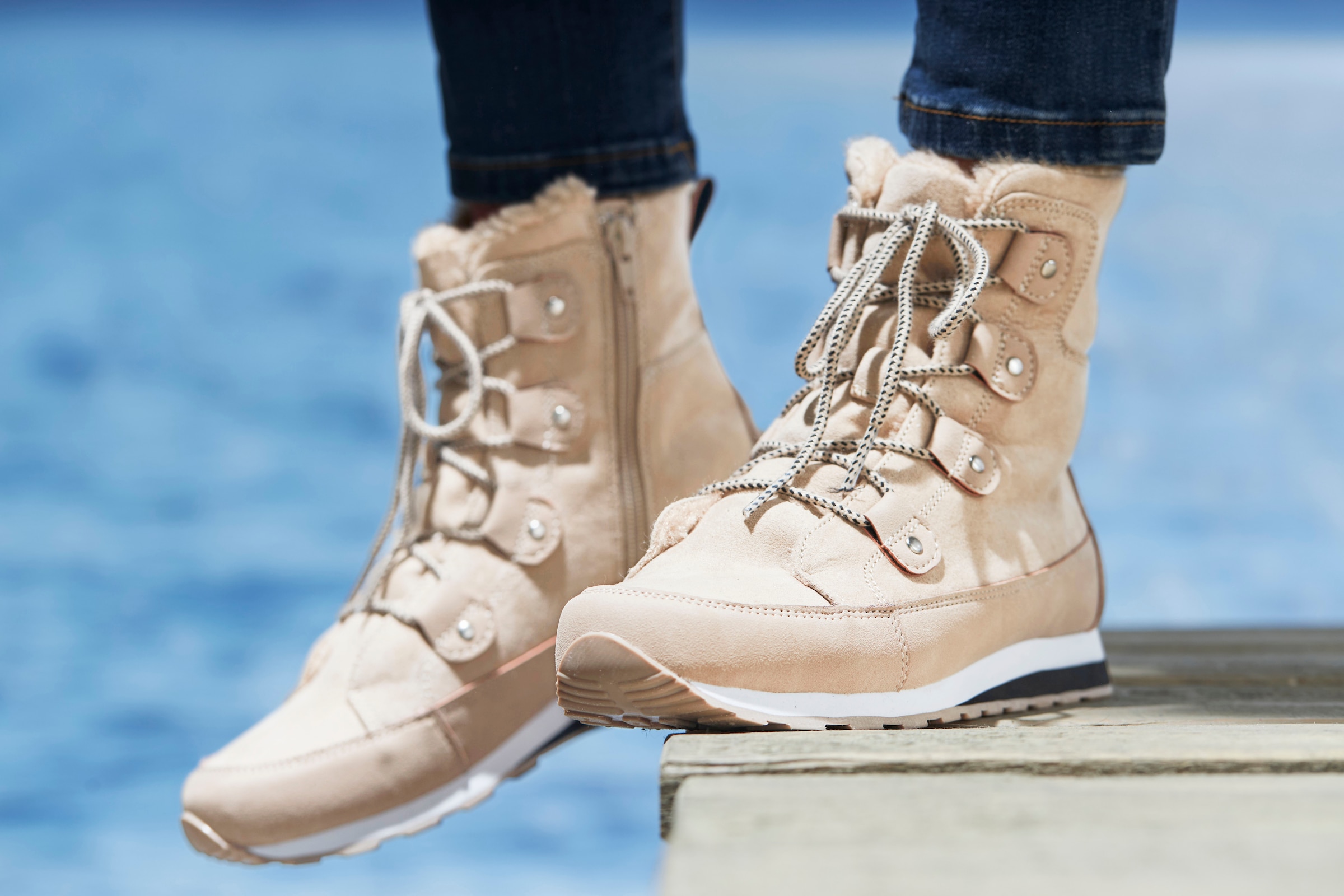 Vivance Stiefelette, mit Warmfutter, Winterstiefel, Stiefel, Boots VEGAN