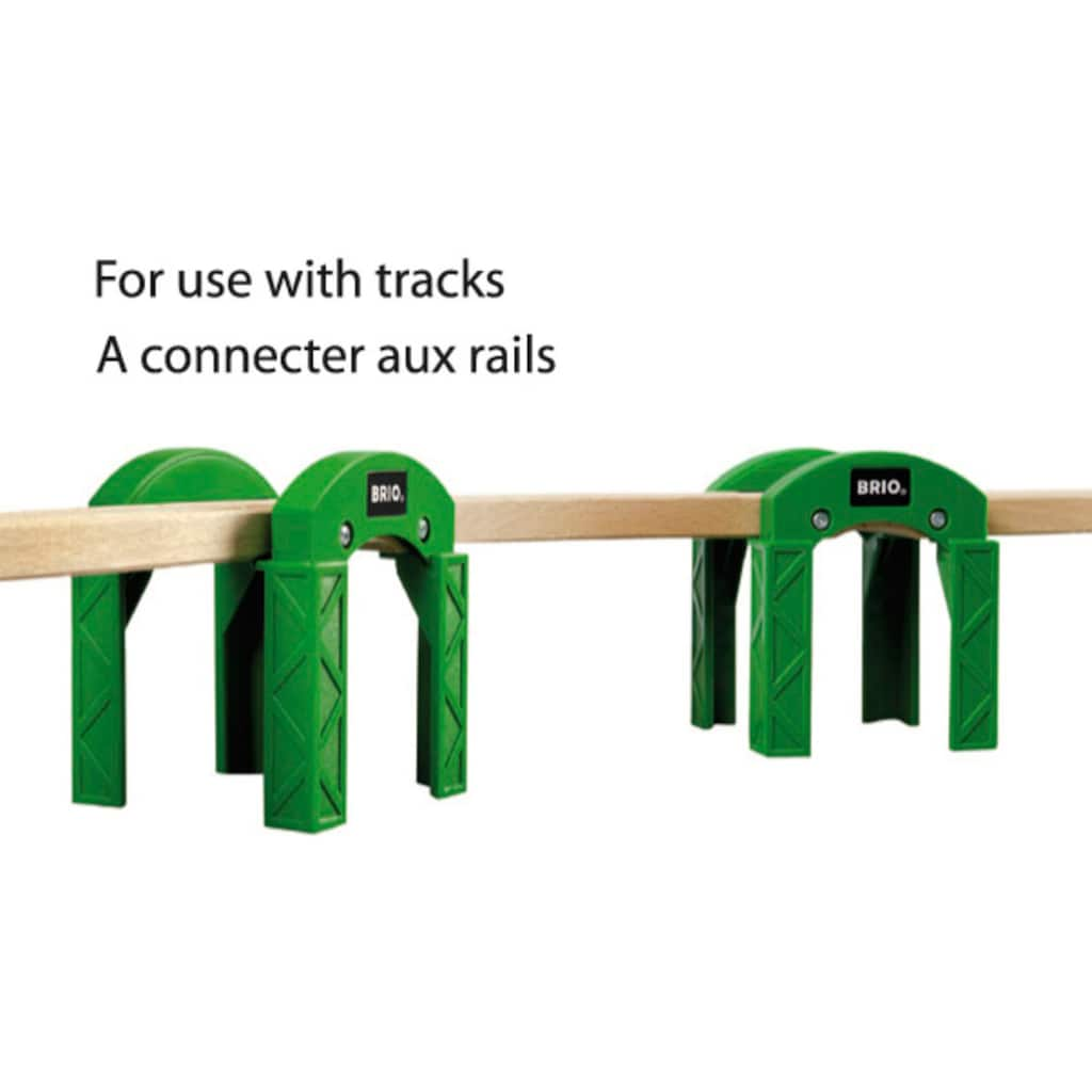 BRIO® Spielzeugeisenbahn-Brücke »BRIO® WORLD, Stapelbares Brückensystem«