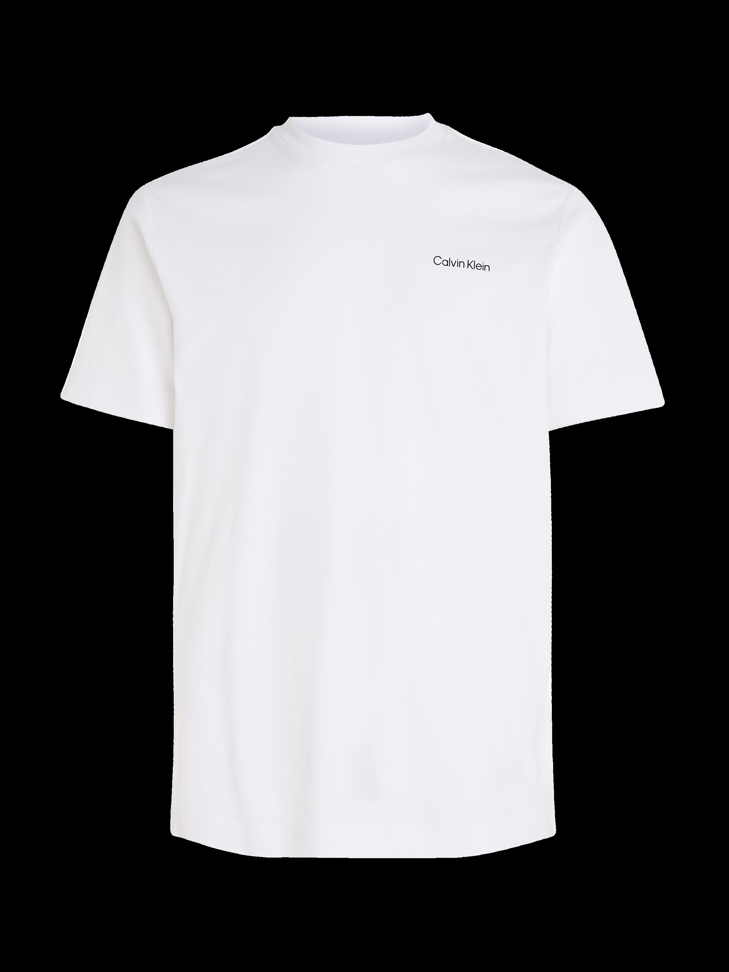 Calvin Klein T-Shirt »Micro Logo«, aus dickem Winterjersey, mit Logoprint