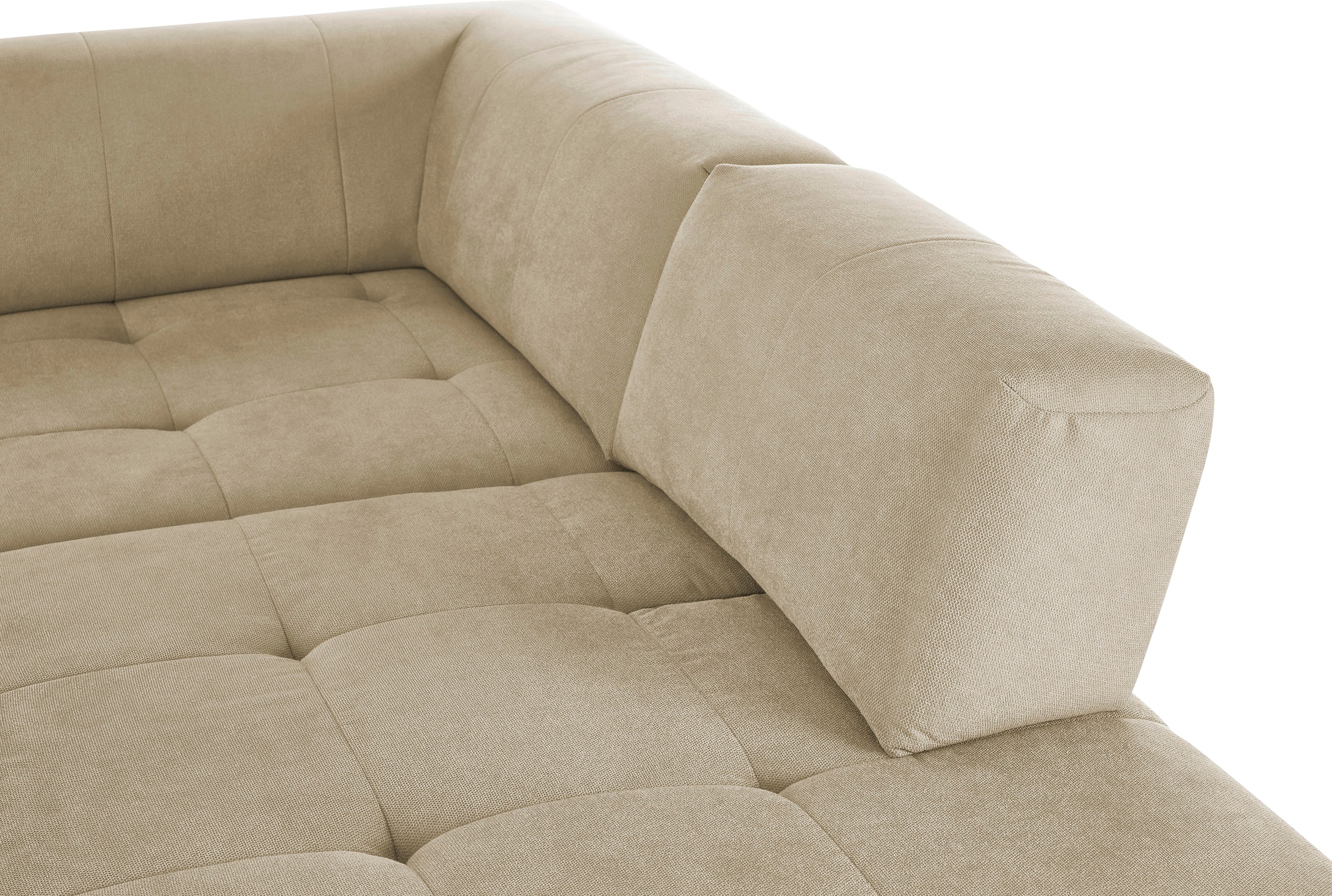 3C Candy Ecksofa »Yoshy Komfortsofa, bequem und modern, hochwertige Verarbeitungsdetails« Zwei verschiedene Sitztiefen durch verstellbare Rückenlehne, L-Form