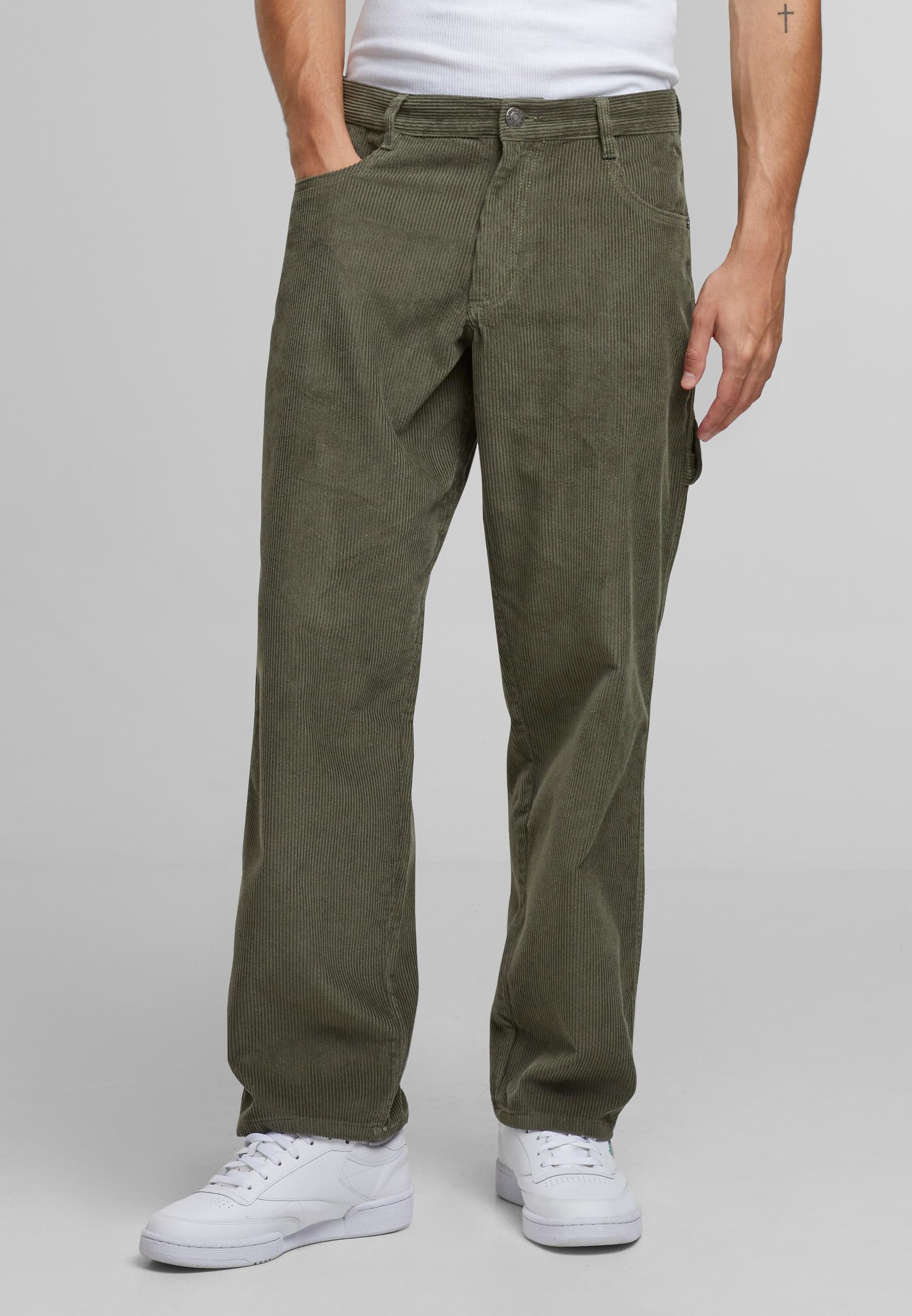 URBAN CLASSICS Stoffhose »Urban Classics Corduroy Carpenter Pants«