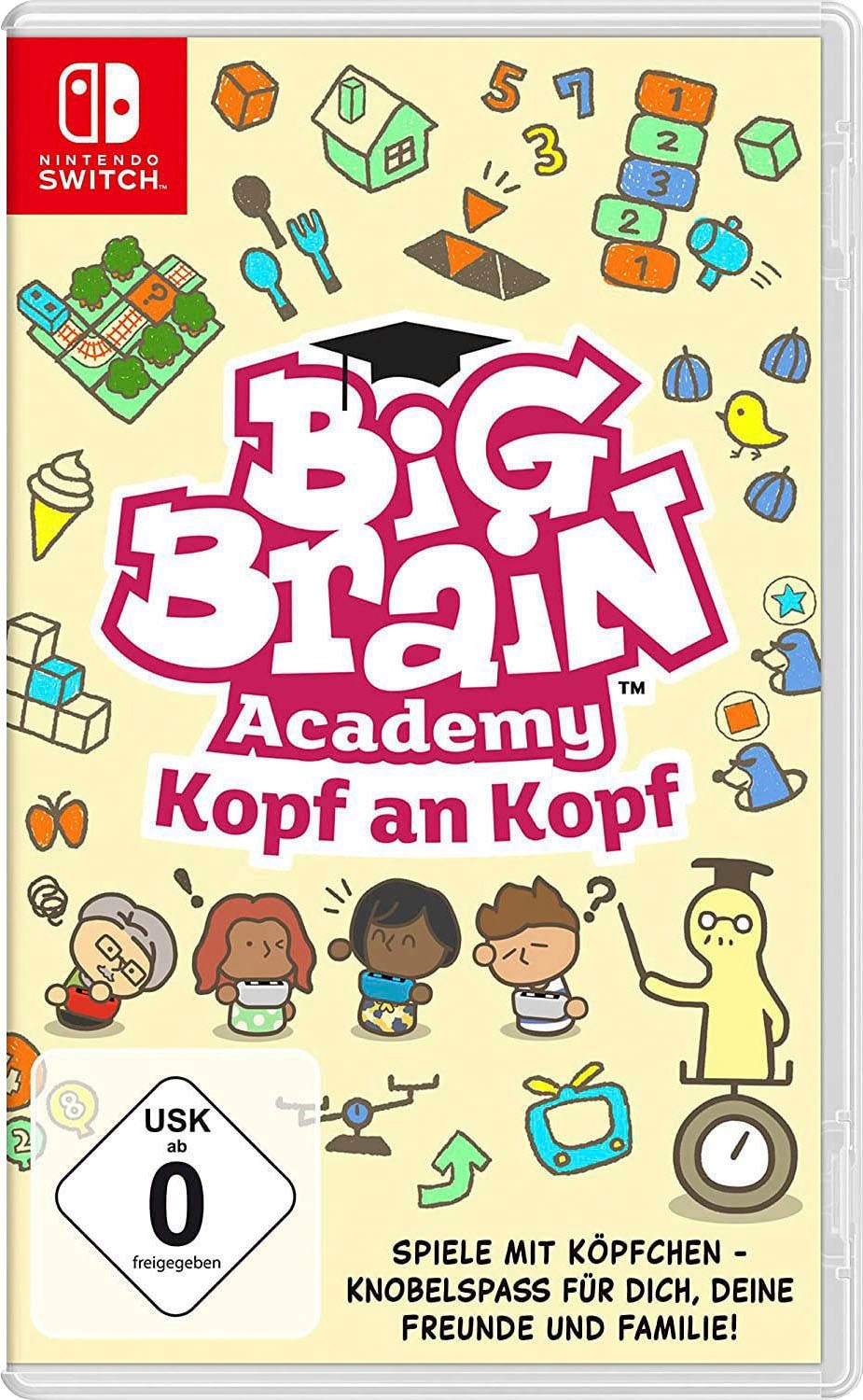 3. Bild von Nintendo Switch Spielekonsole »Konsole R/B + Big Brain Academy«, NSW Konsole R/B + Big Brain Academy