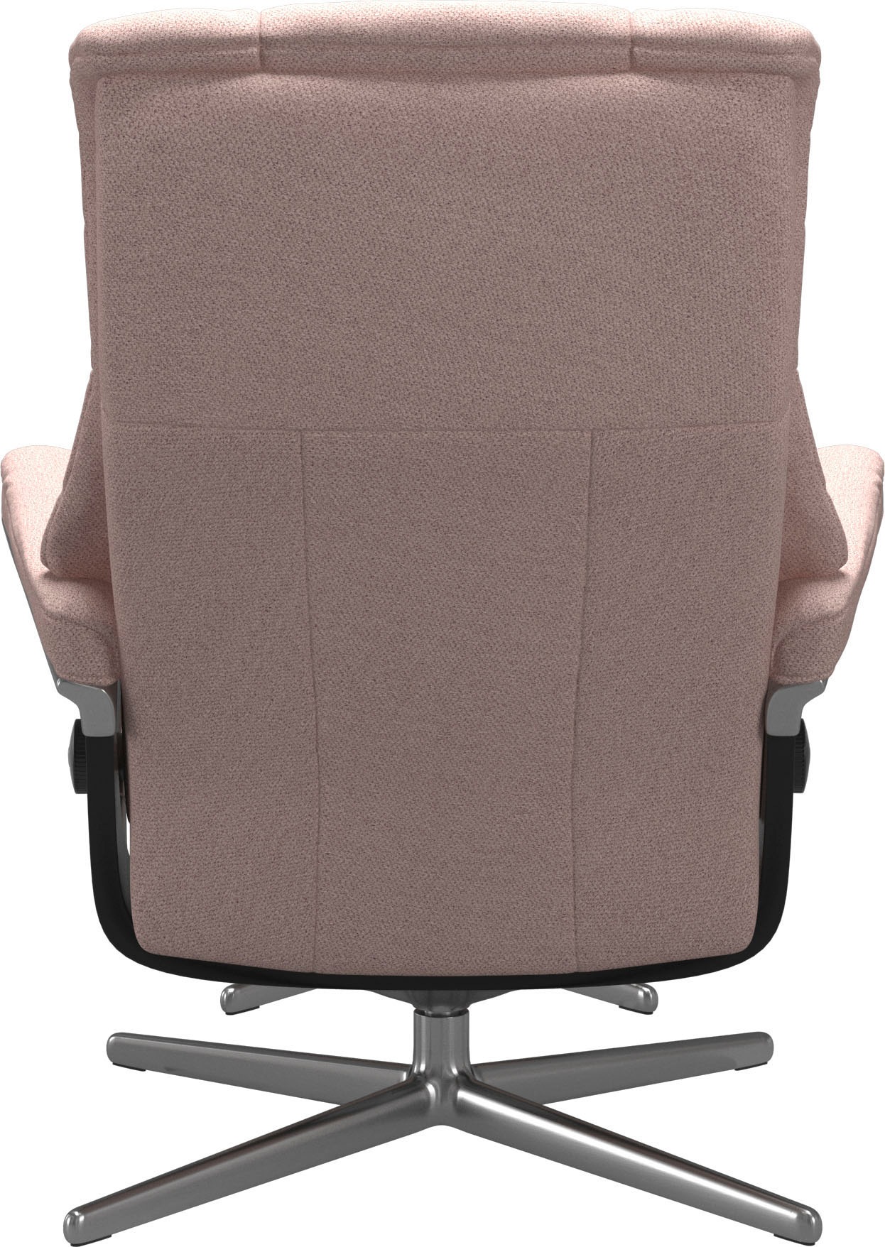 Stressless® Relaxsessel »Mayfair«, (Set, Relaxsessel mit Hocker), mit Hocker, mit Cross Base, Größe S, M & L, Holzakzent Schwarz