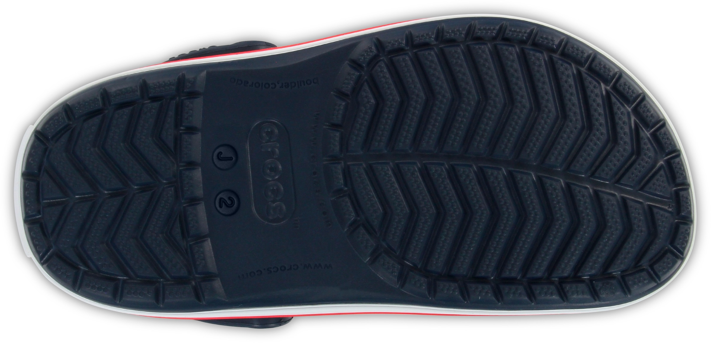 Crocs Clog »Crocband Clog K«  Sommerschuh, Schlappen, Hausschuh, Badeschuh mit Kontrast-Akzenten