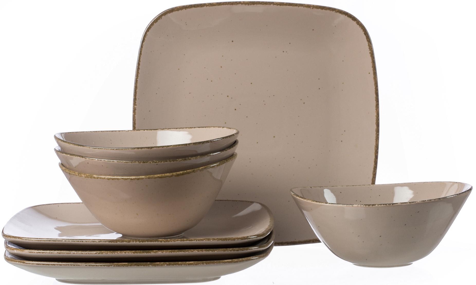 Ritzenhoff & Breker Tafelservice »Geschirr-Set CASA« Vintage Look, 8 Teile, günstig online kaufen