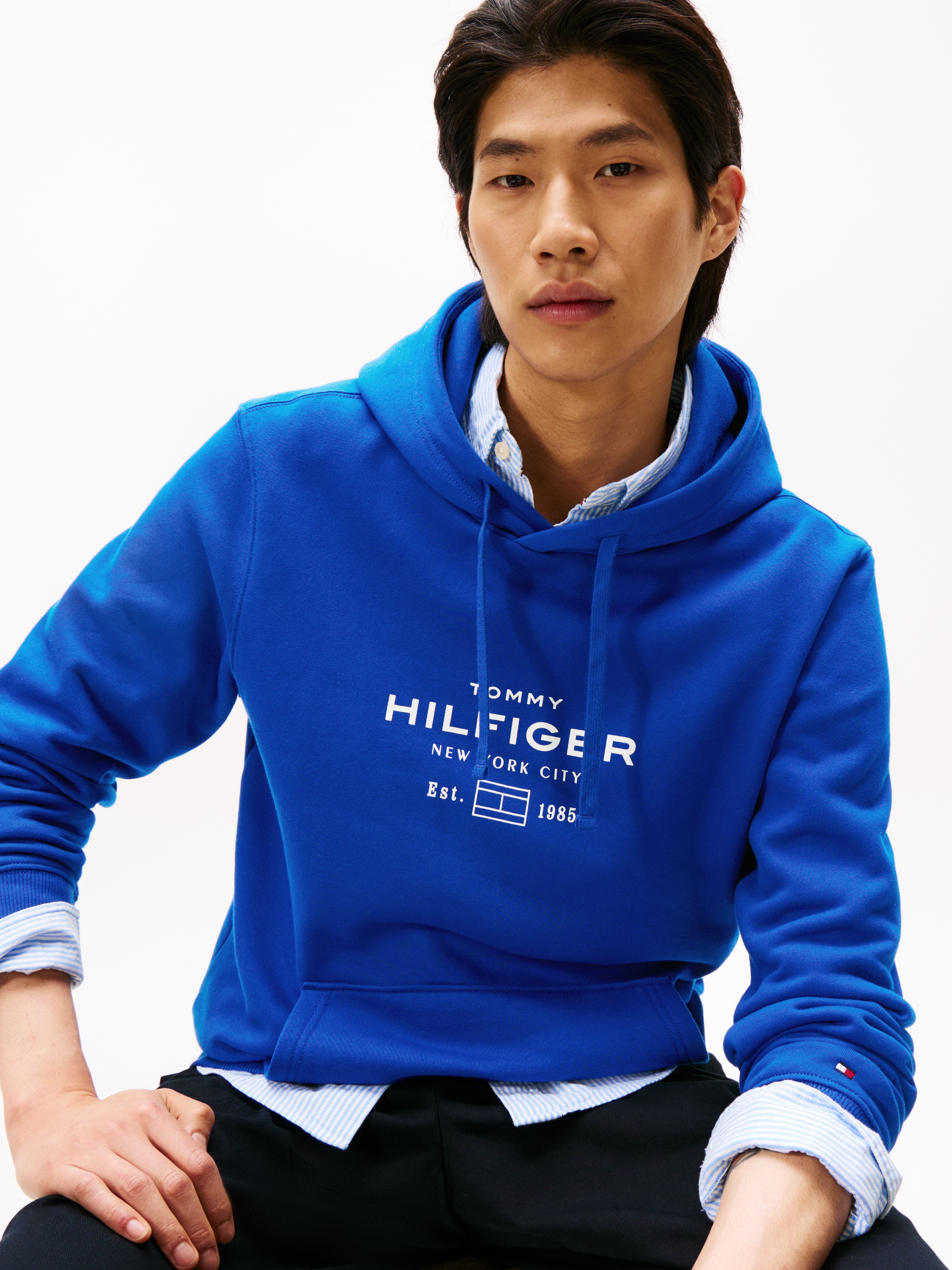 Tommy Hilfiger Kapuzensweatshirt »OVAL GRAPHIC HOODIE«, Regular fit
