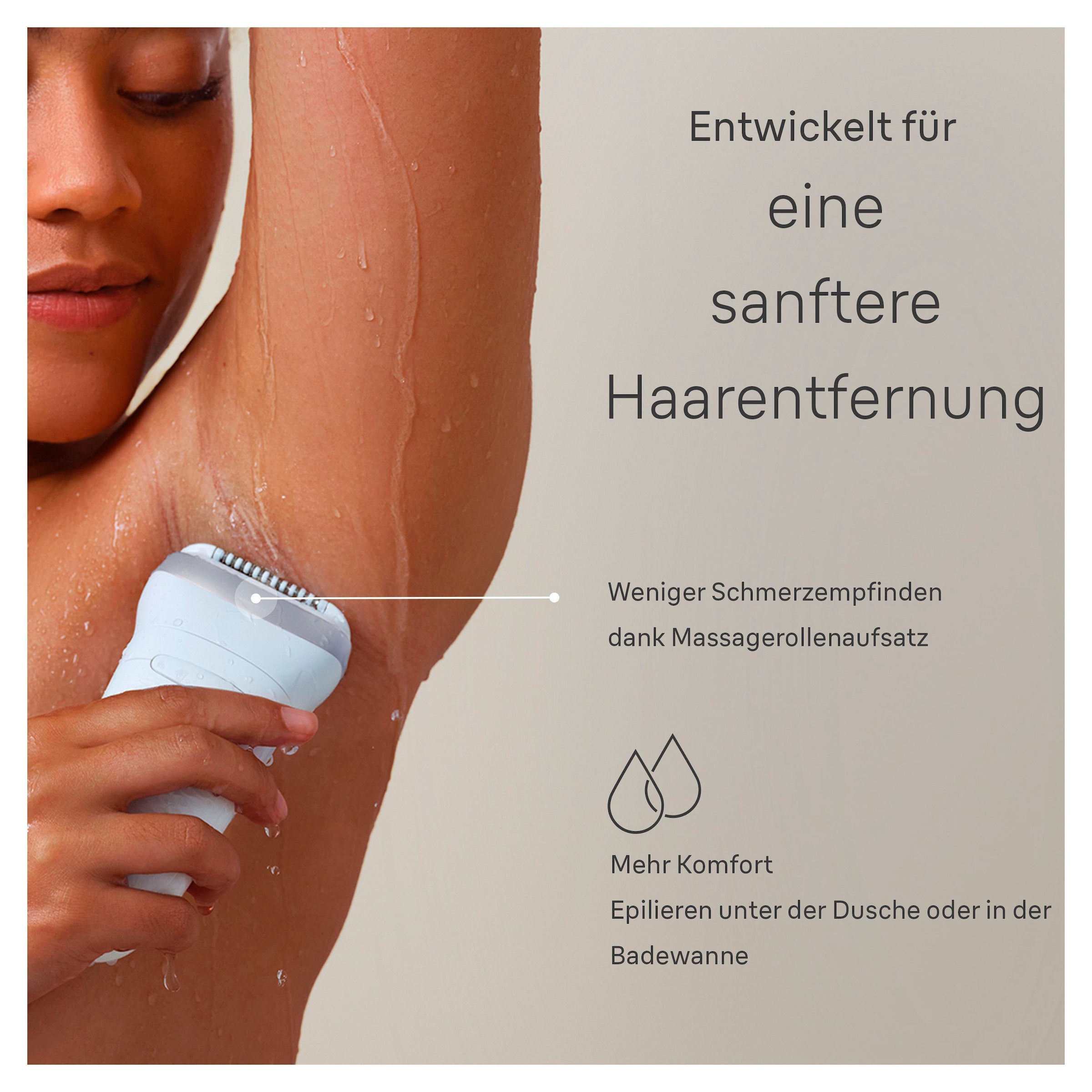 Braun Epilierer »Silk-épil 7 7-441«, Rasier-& Trimmeraufsatz, Mini-Rasierer für den Körper, Wet&Dry