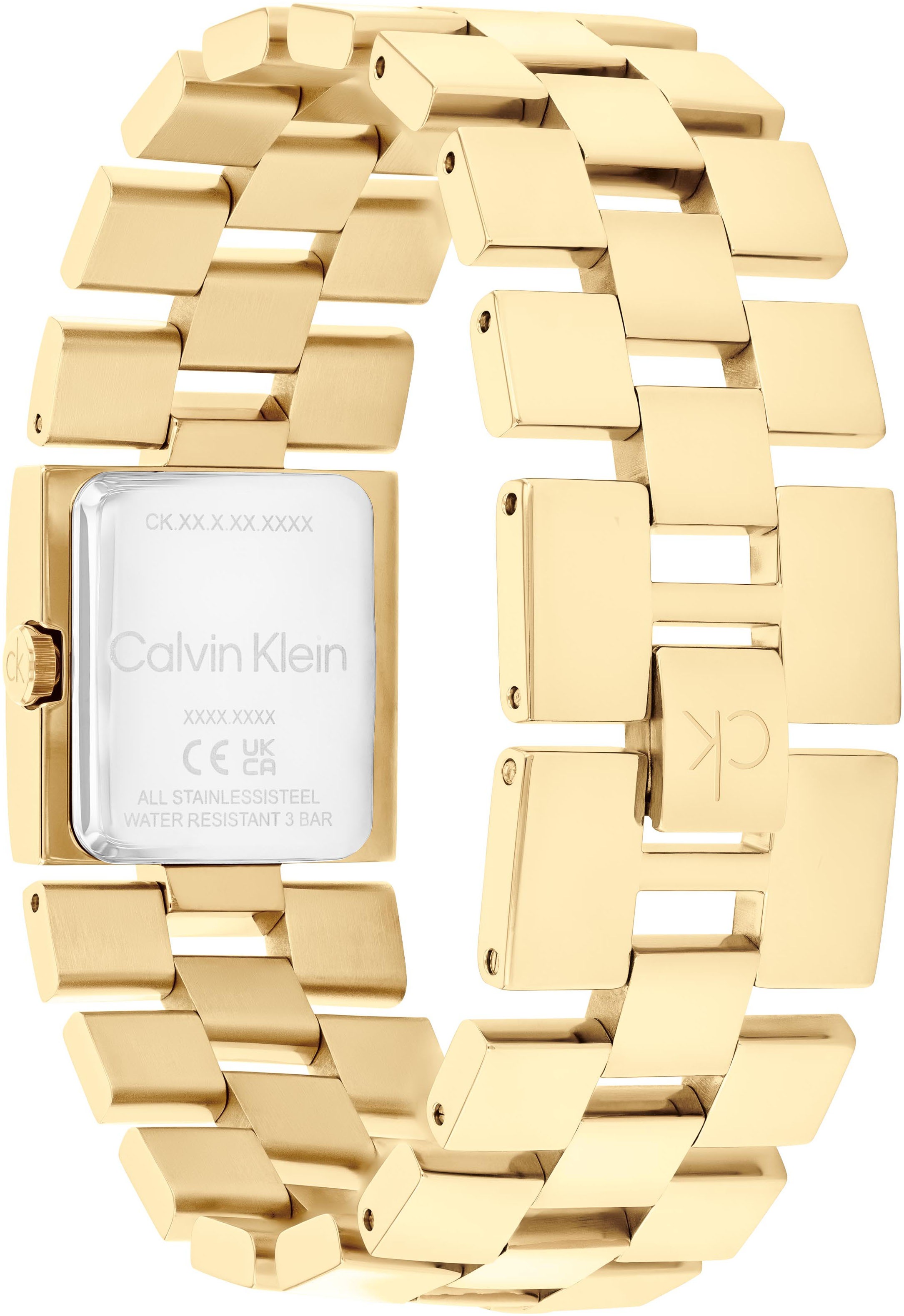Calvin Klein Quarzuhr »CK MERIDIAN«, Armbanduhr, Damenuhr, Edelstahlarmband, analog