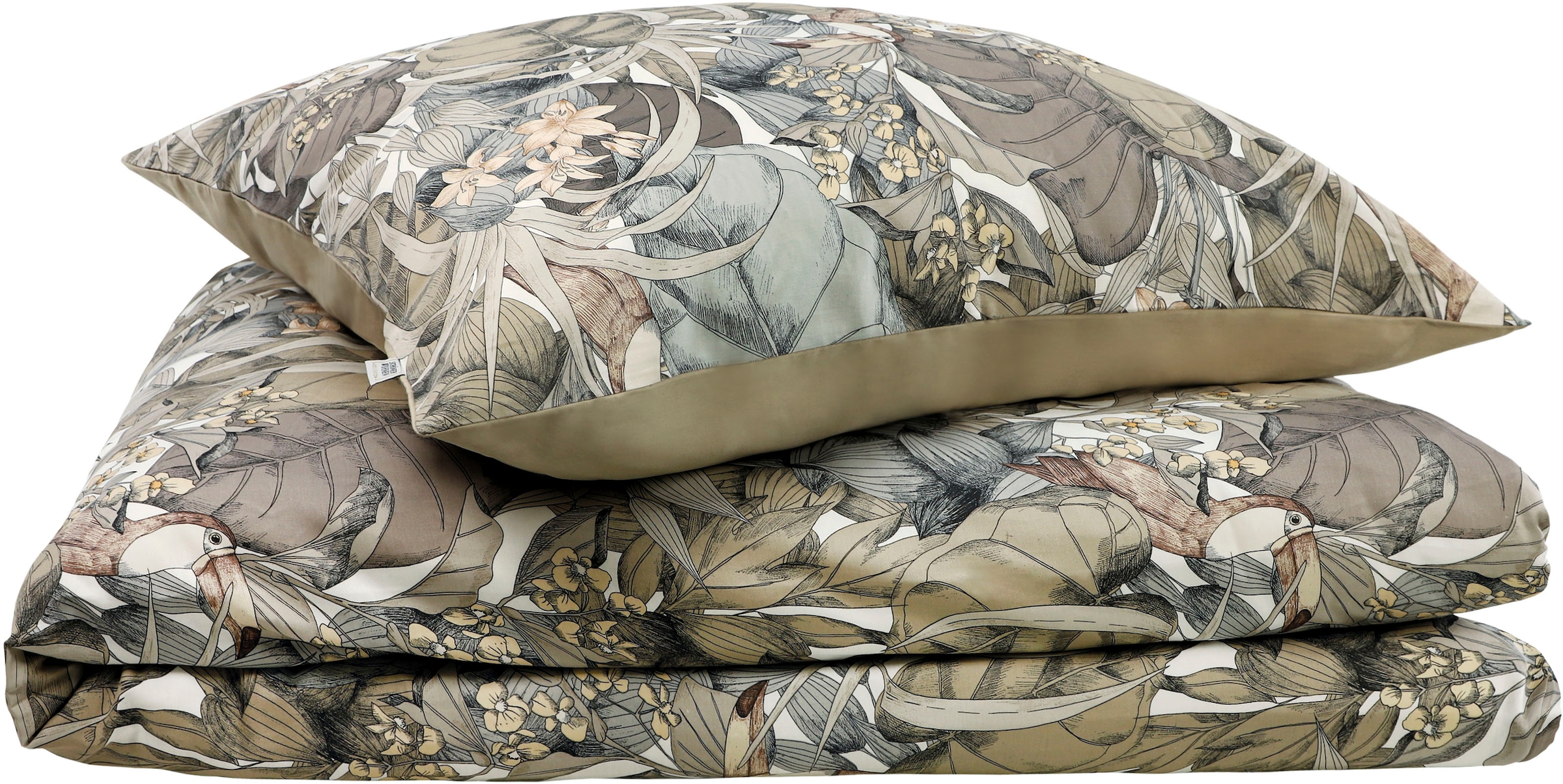 SCHÖNER WOHNEN-Kollektion Wendebettwäsche »Toucan« aus 100% Baumwolle