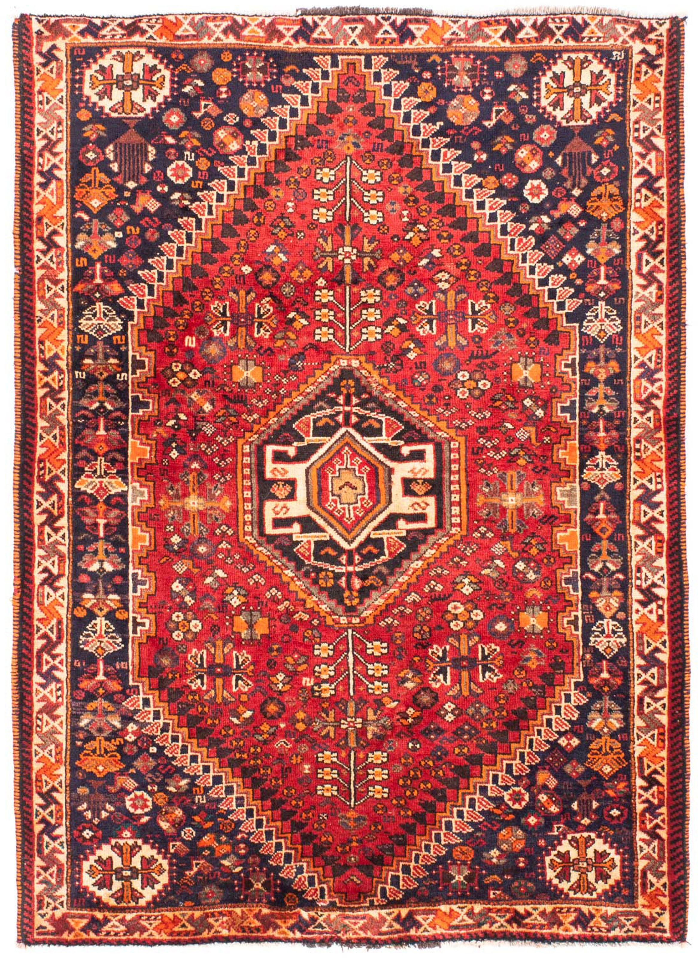 morgenland Orientteppich »Perser - Nomadic - 165 x 115 cm - dunkelrot«, rec günstig online kaufen