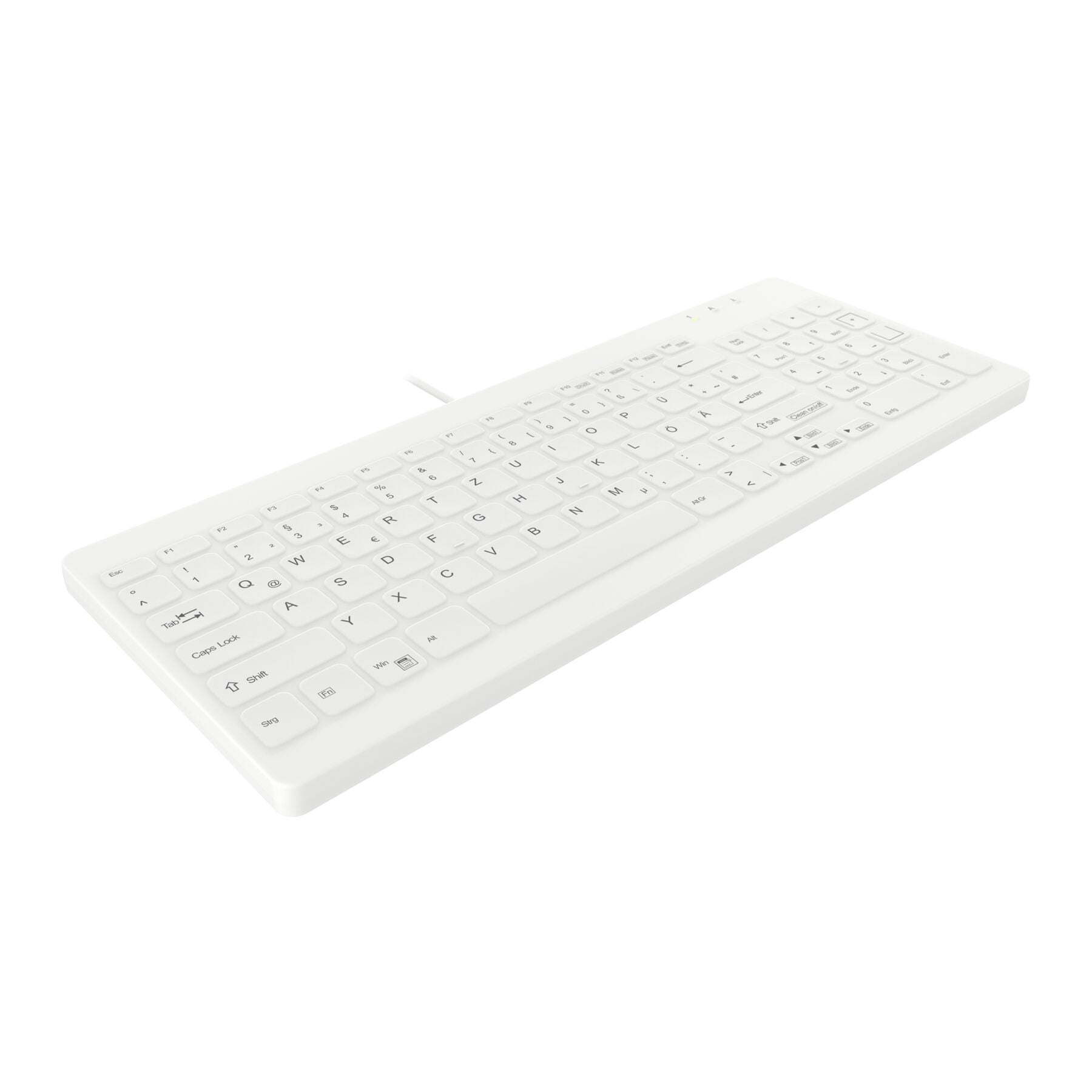Cherry Tastatur »Contour Active Key QuickClean Medizinische Tastatur Abnehmbare Abdecku« (Ziffernblock)