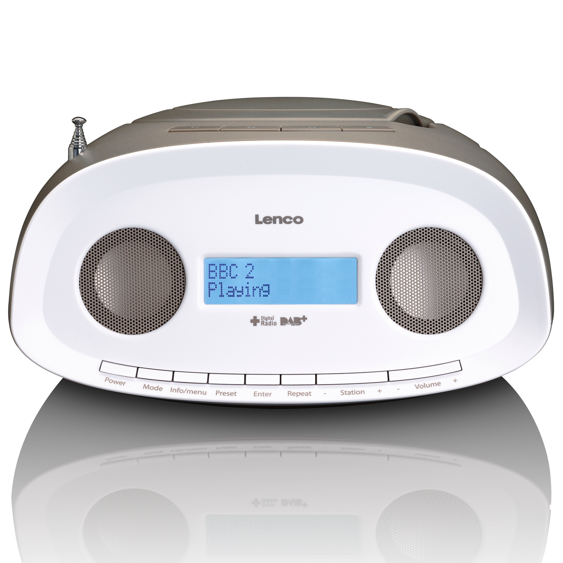 Lenco Radio »Lenco Radio Player, DAB CD online kaufen Taupe« SCD-69TP Boombox