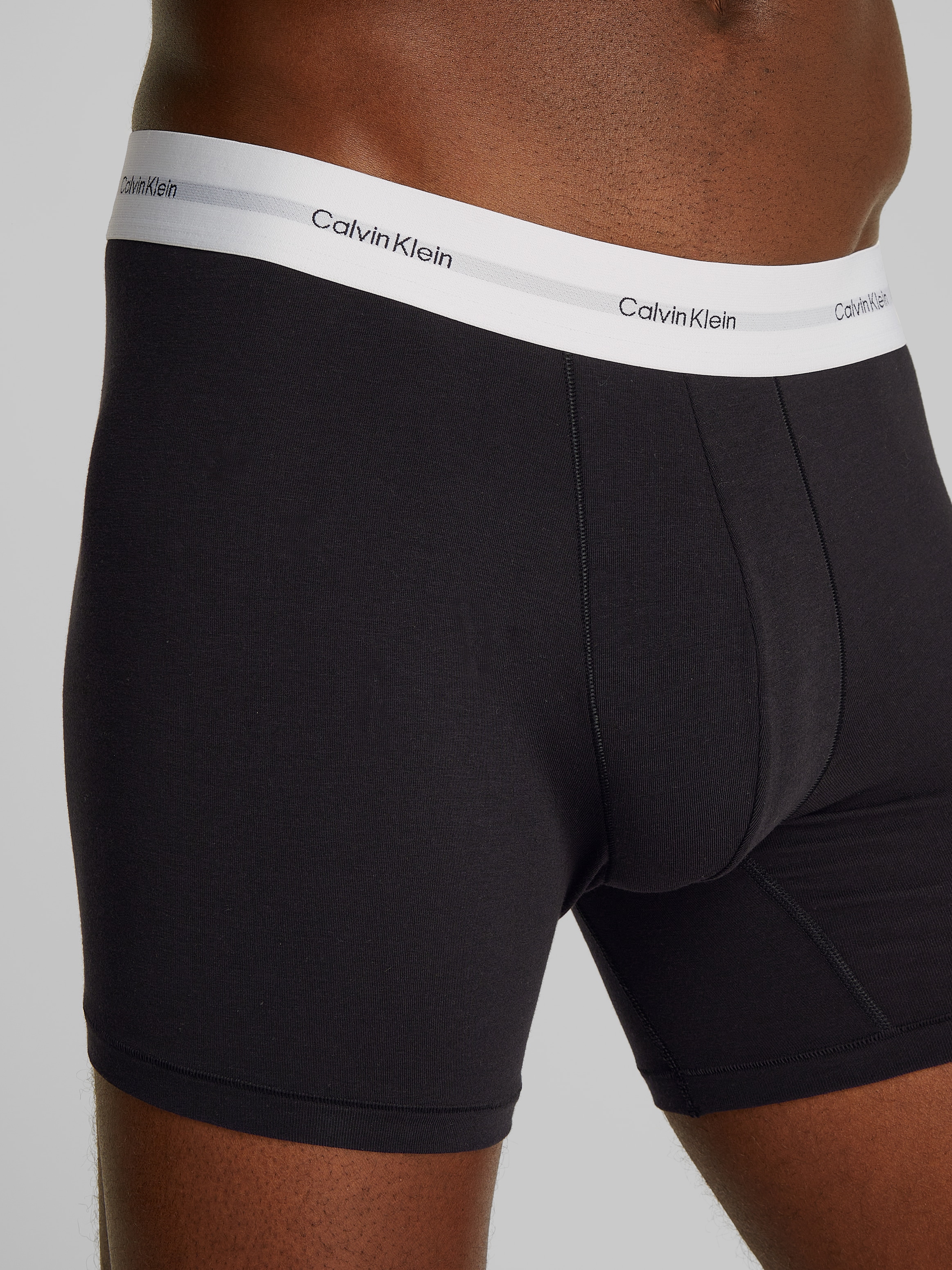 Calvin Klein Underwear Boxershorts »BOXER BRIEF 3PK«, (Packung, 3 St., 3er-Pack), mit Logobund