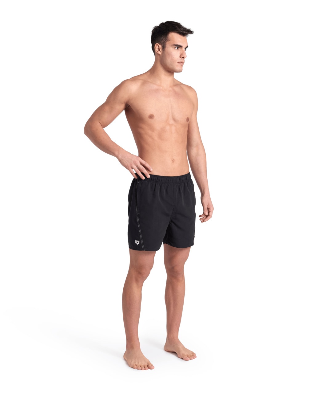 Arena Badeshorts »FUNDAMENTALS ARENA LOGO BOXER R« schnelltrocknendes Material, mit elastischem Bund