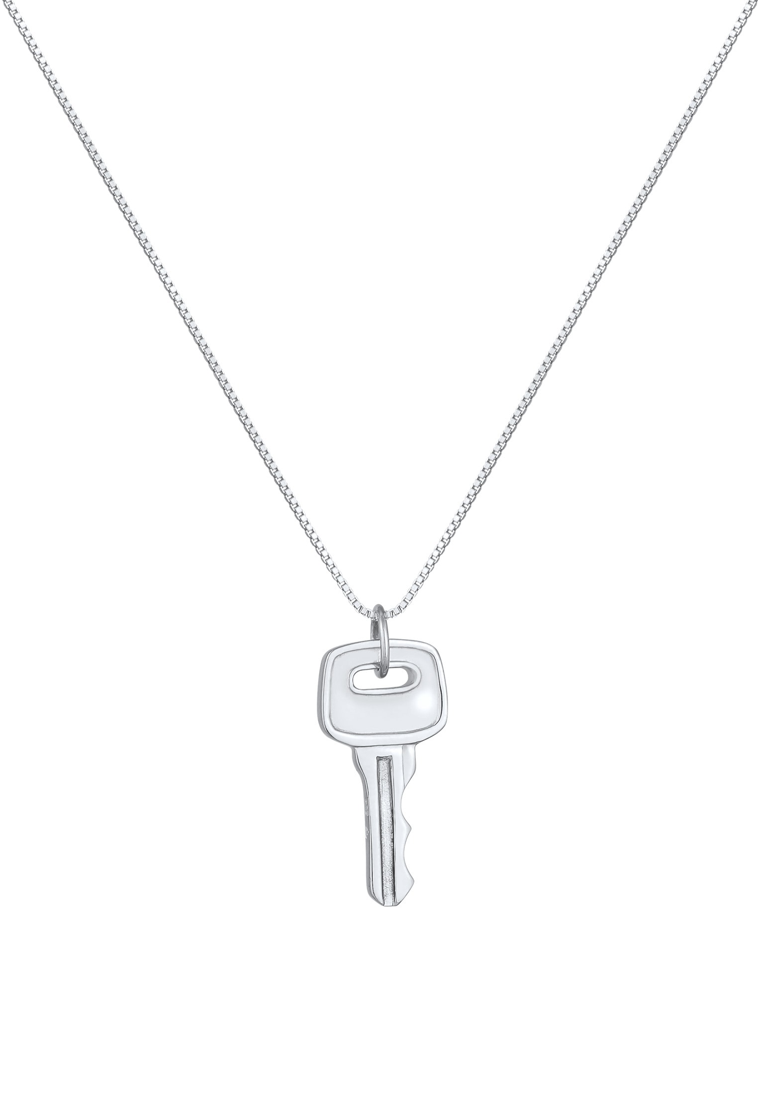 Kuzzoi Kette mit Anhänger »Herren Venezianer Schlüssel Key 925 Silber«