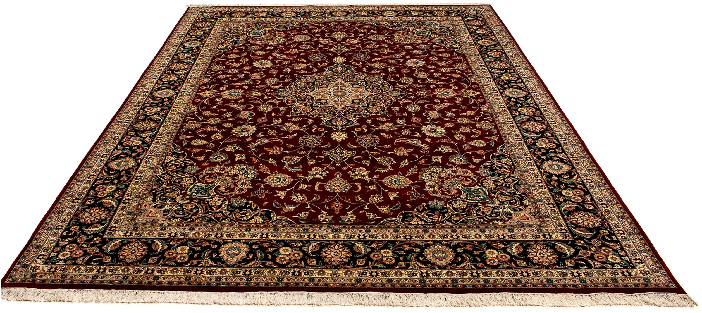 morgenland Orientteppich »Ziegler - 366 x 277 cm - dunkelrot«, rechteckig, günstig online kaufen