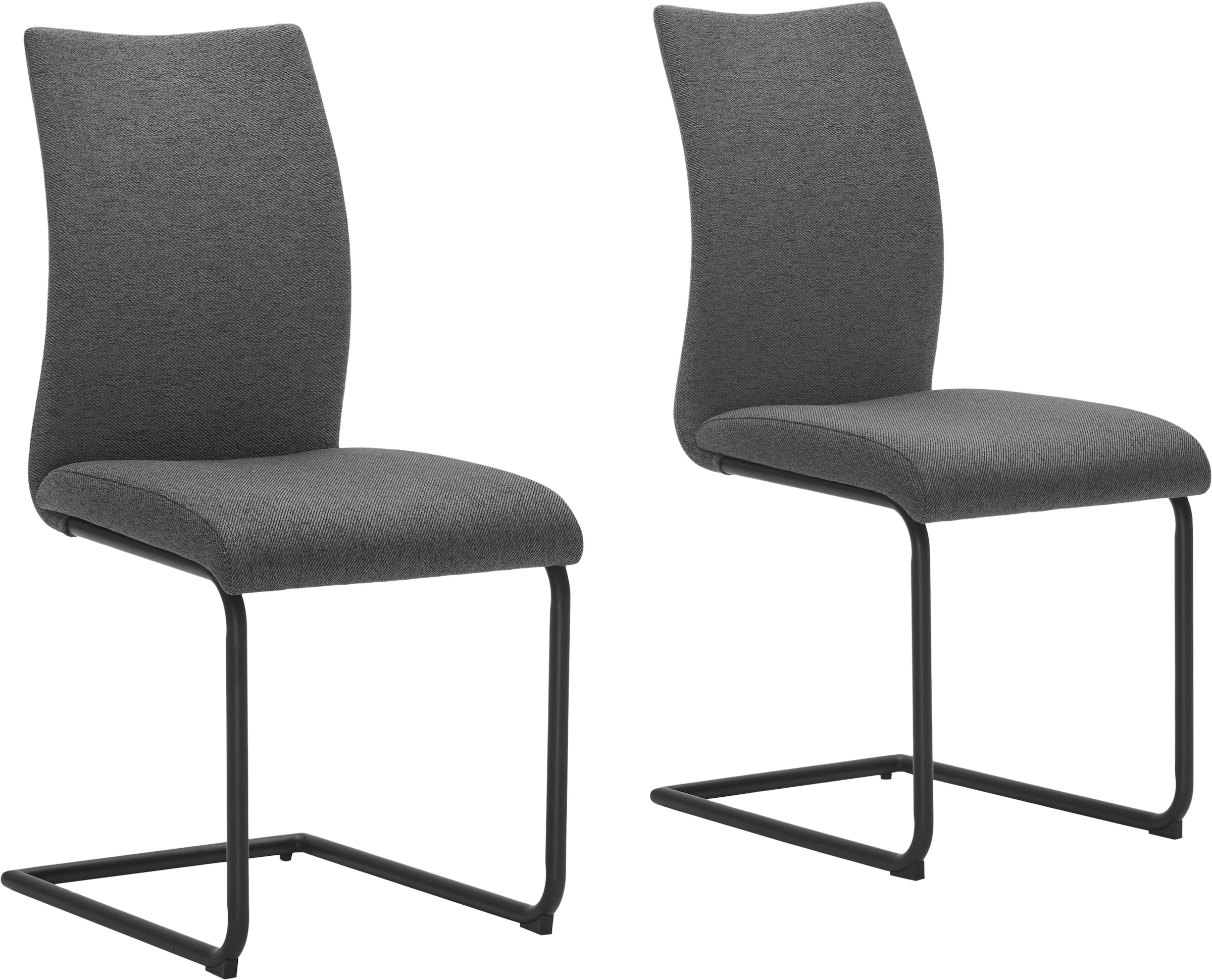 OTTO home Freischwinger »Tayler« (Set) 2 Stk.Strukturstoff, robustem Metall günstig online kaufen