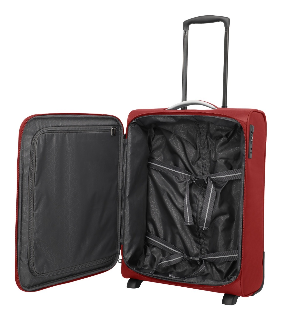 travelite Handgepäck-Trolley »JETPACK Multi 2 Cabin, konzipiert für Condor & Ryanair«, 2 Rollen, Weichgepäck-Koffer Handgepäck für die meisten gängigen Airlines