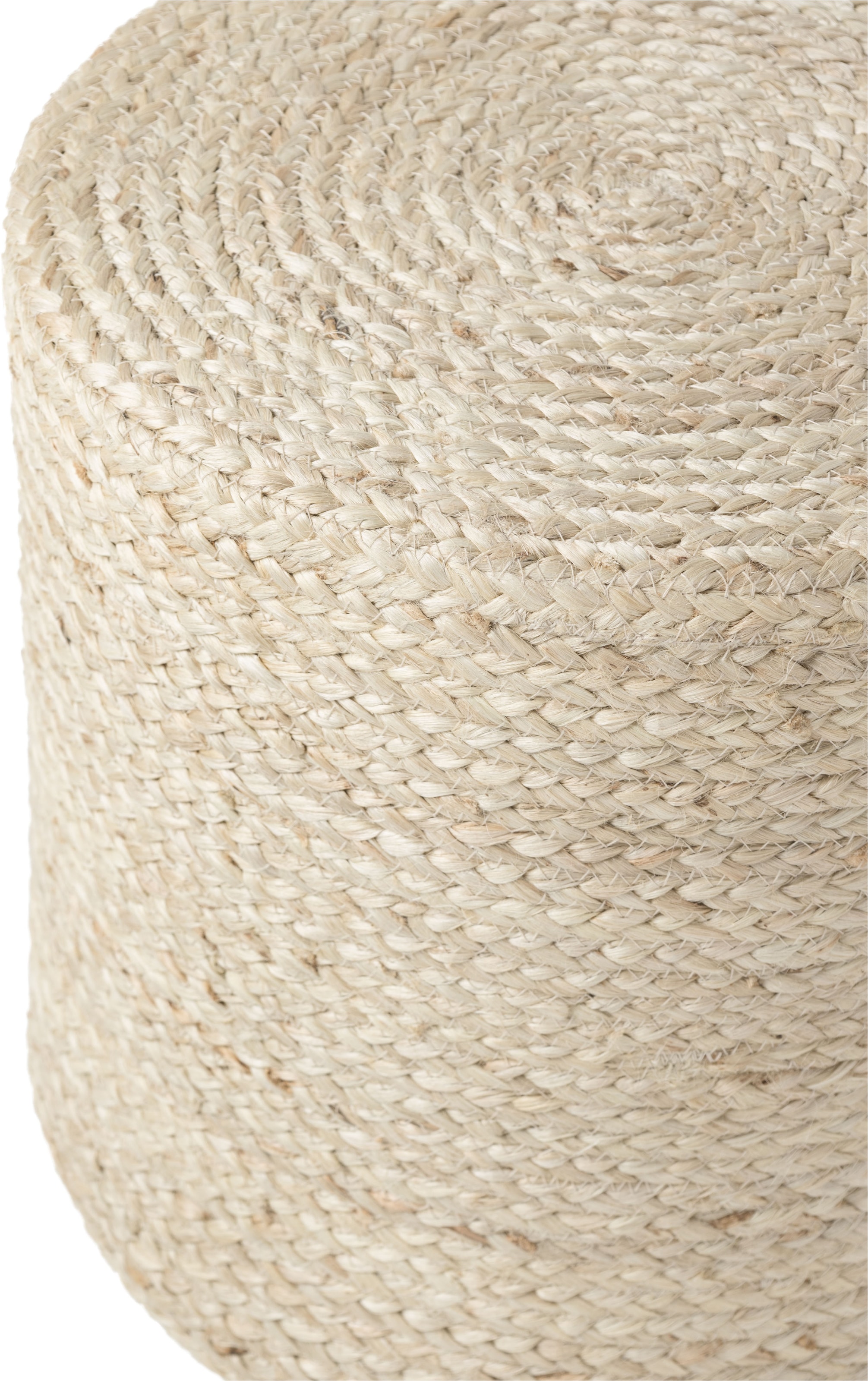 HANSE Home Pouf »Jutta, Jute«, (1 St.), Jute, Natur, Wohnzimmer, Esszimmer, Schlafzimmer, Flur, Modern, Boho