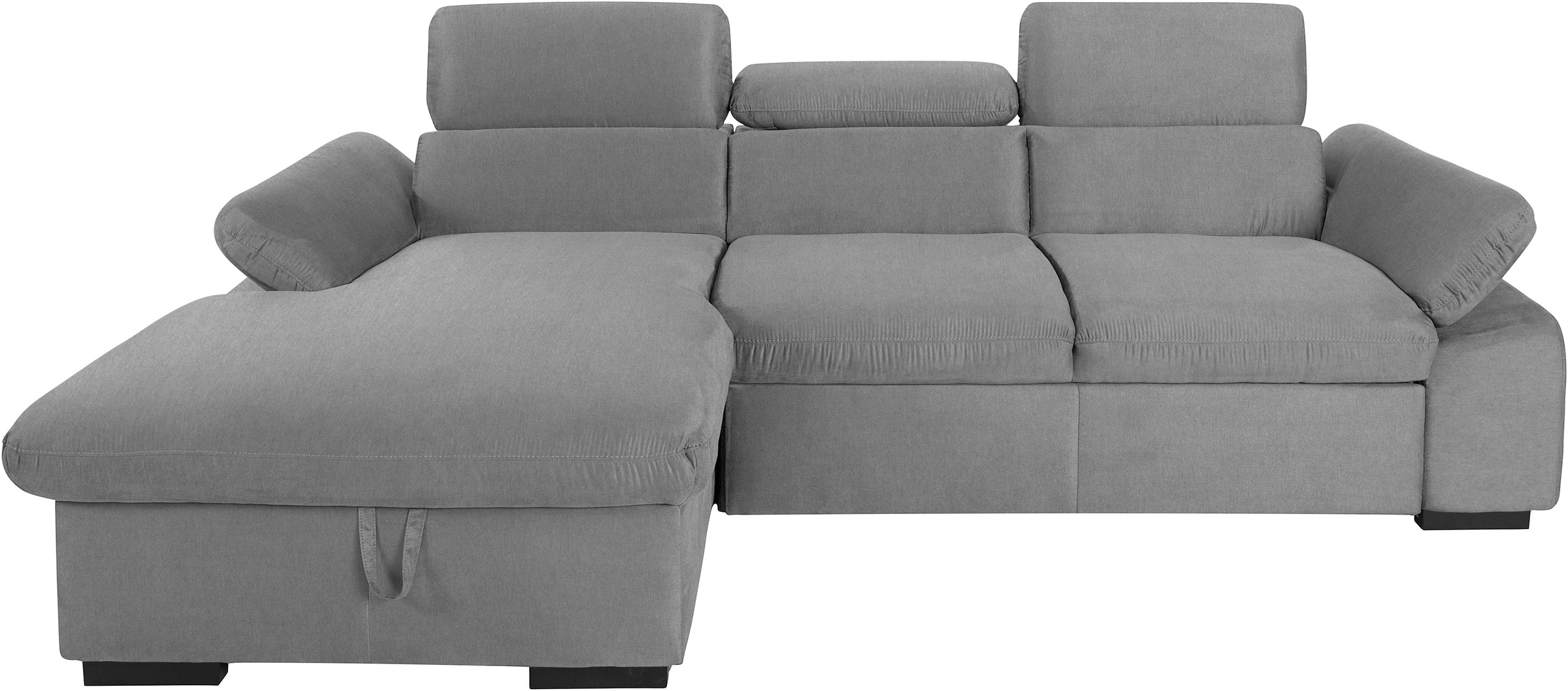 COTTA Ecksofa »Lola L-Form mit Kopfteilfunktion & Hocker« wahlweise mit Bet günstig online kaufen