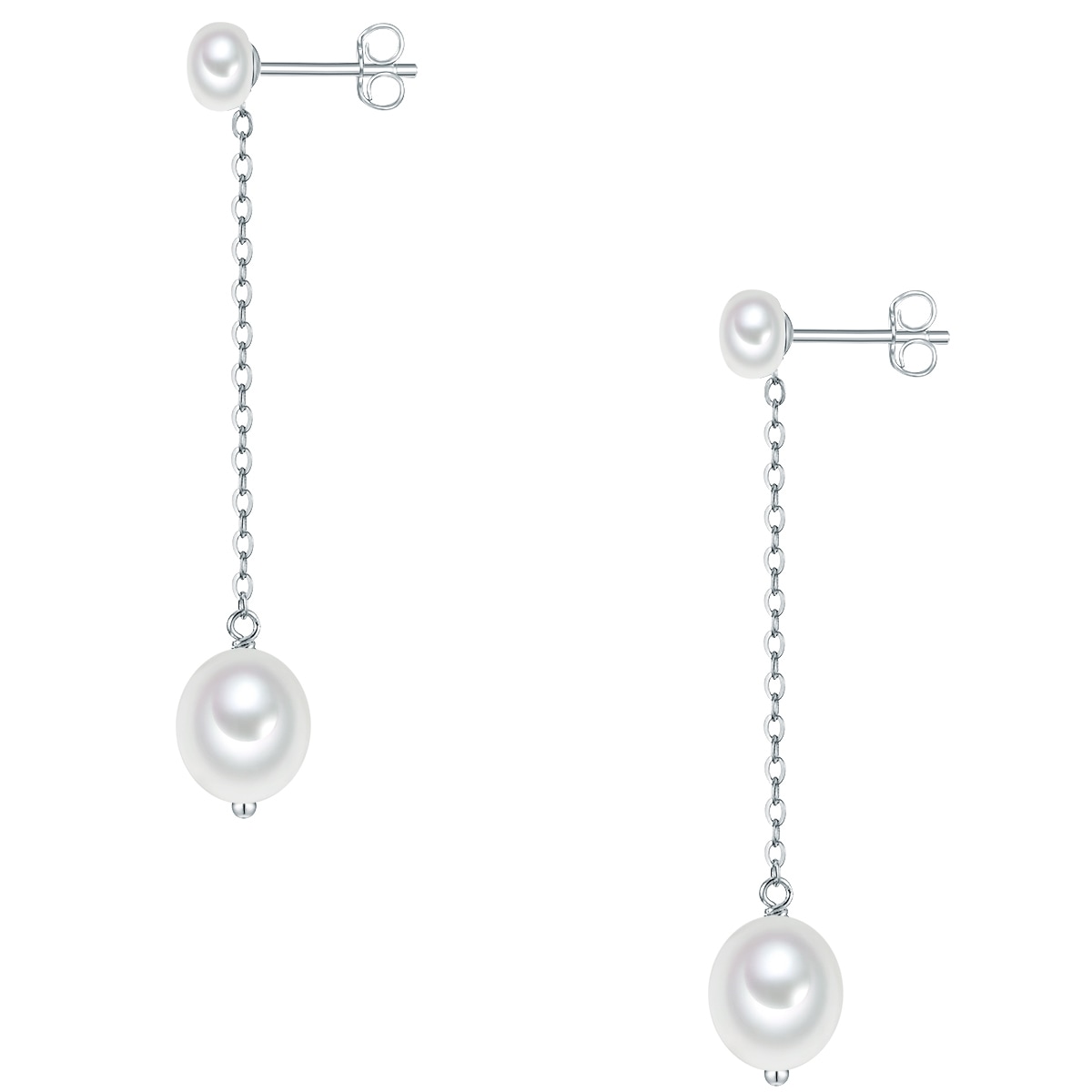 Valero Pearls Paar Ohrhänger »Set: VP864«, (2 tlg.), aus Sterling Silber
