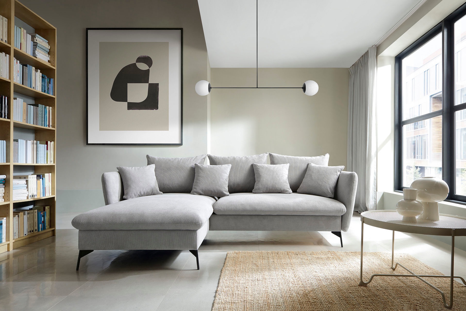 OTTO home Ecksofa »LIVORNO,258 cm, L-Form,« Schlaffunktion u. Bettkasten (1 günstig online kaufen