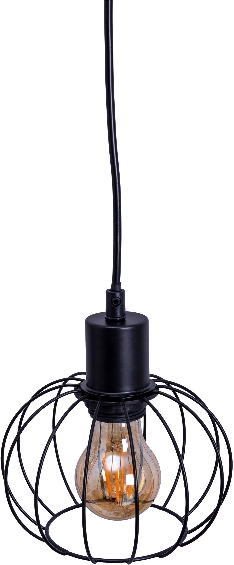 näve Pendelleuchte »4er Pendelleuchte "WOODLAND"« E27 1 Stk. retro optik