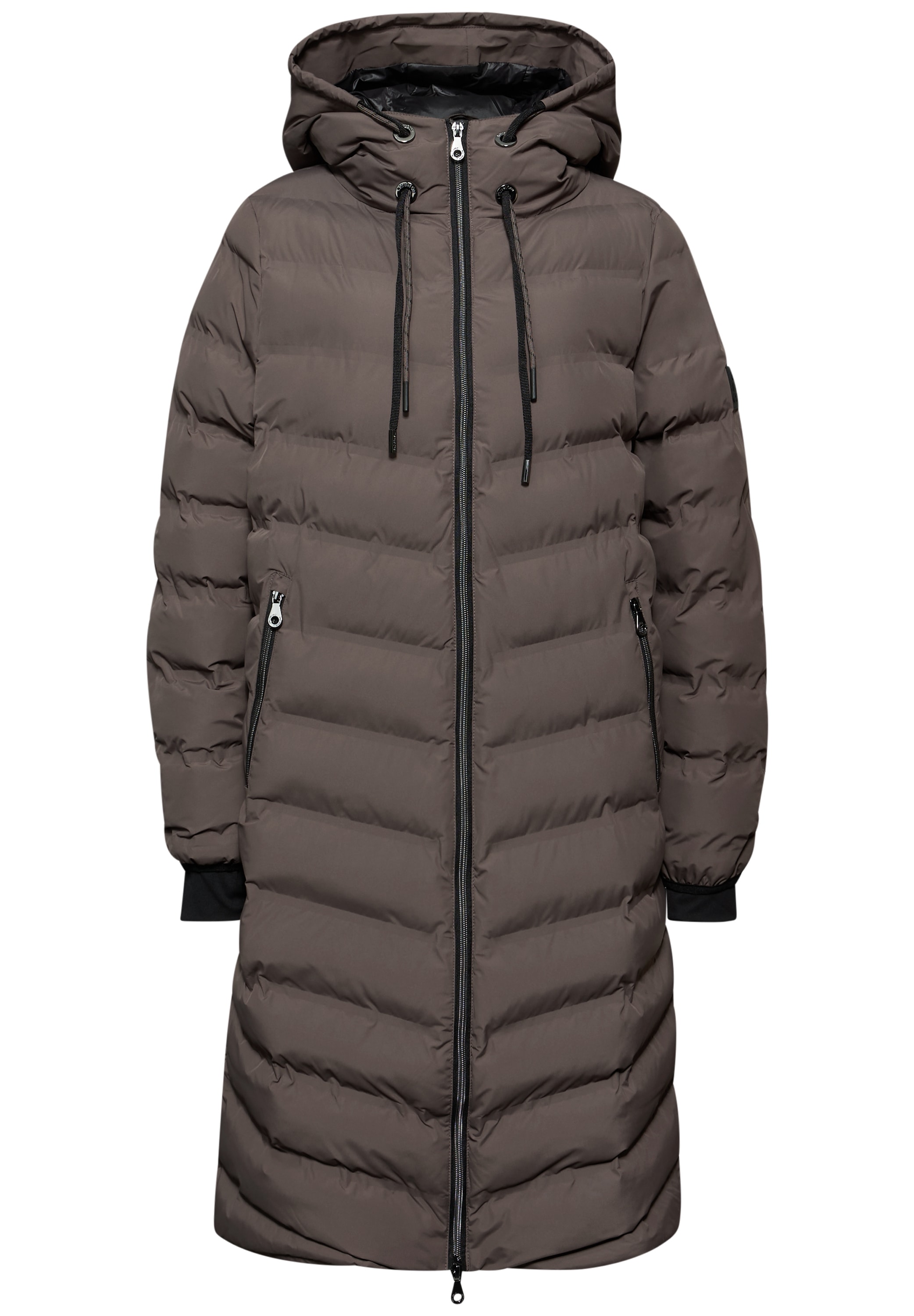 STREET ONE Steppjacke mit Kapuze und geklebten Nähten