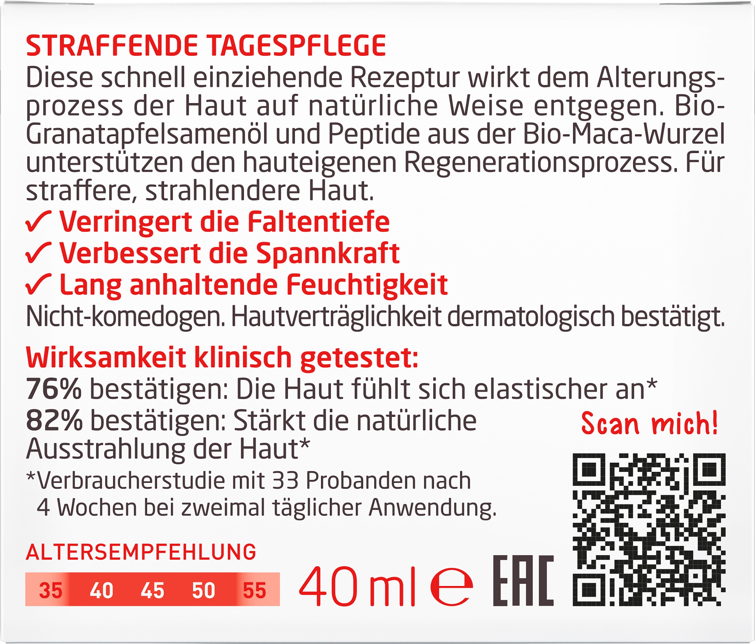 WELEDA Gesichtspflege »Weleda Straffende Tagespflege Granatapfel & Maca-Peptide«
